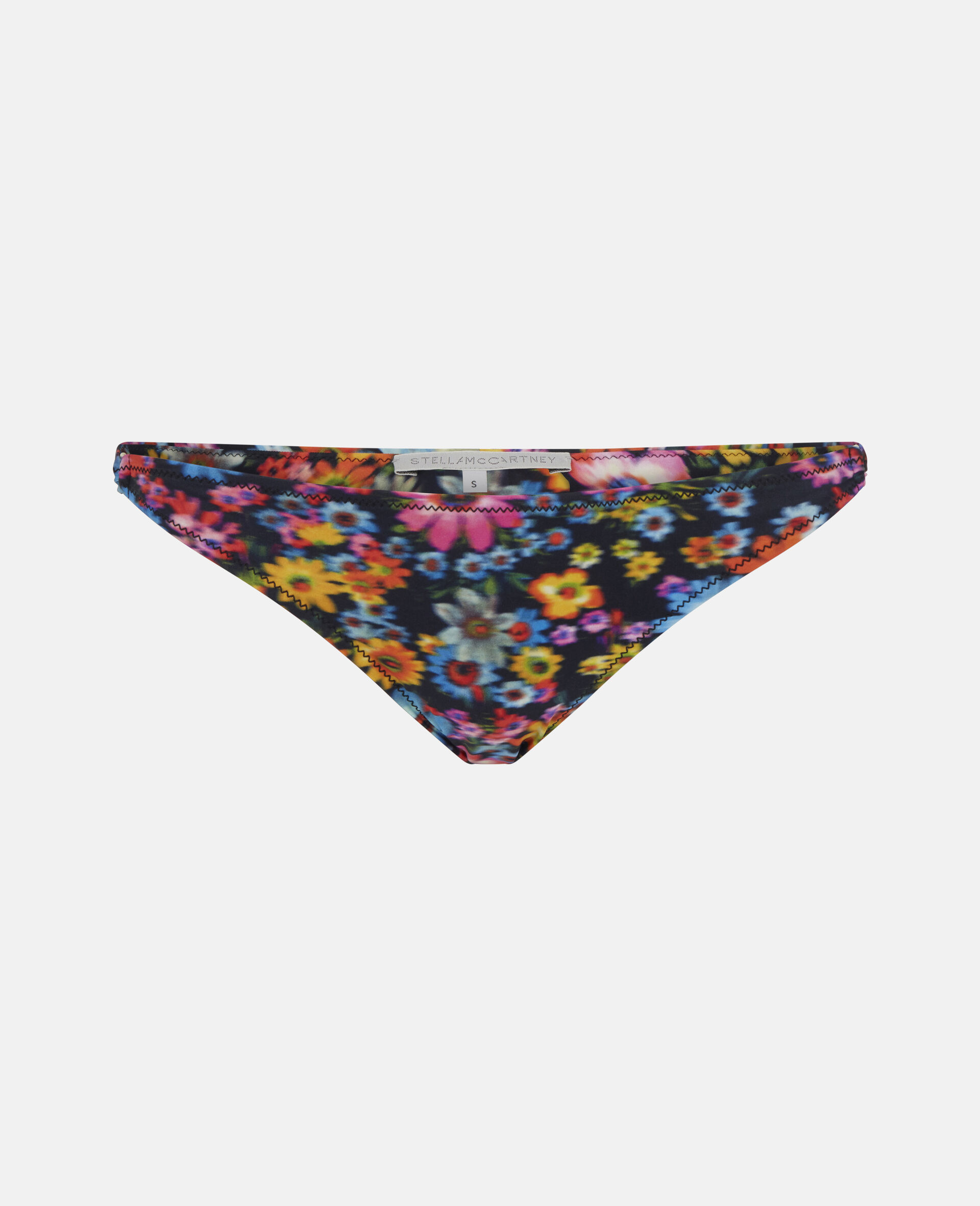 Floral Brazilian Bikini Brief-Multicoloured-large