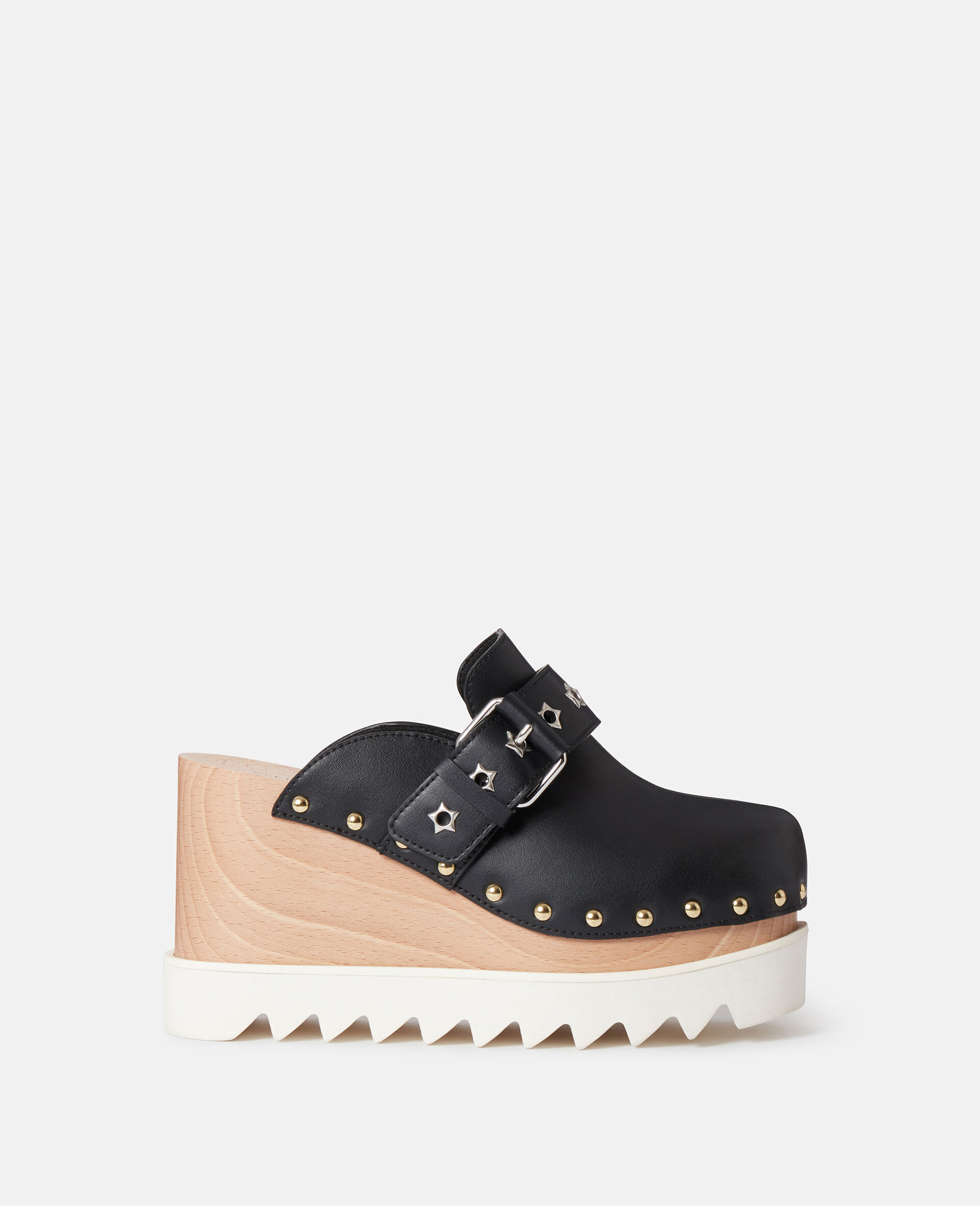 Elyse Star-Studded Mules-Black-large image number 0