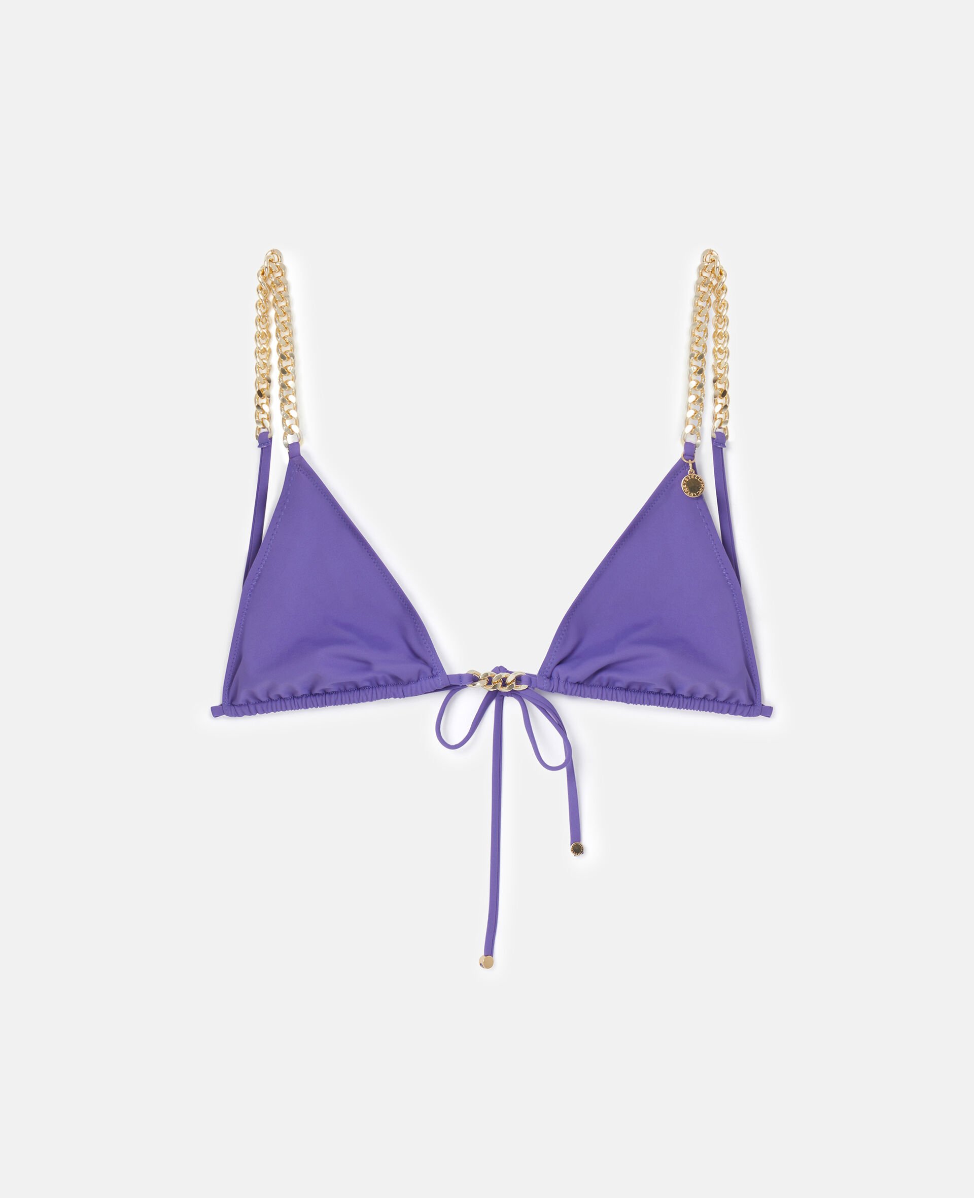 Falabella Triangle Bikini Top-Purple-large image number 0