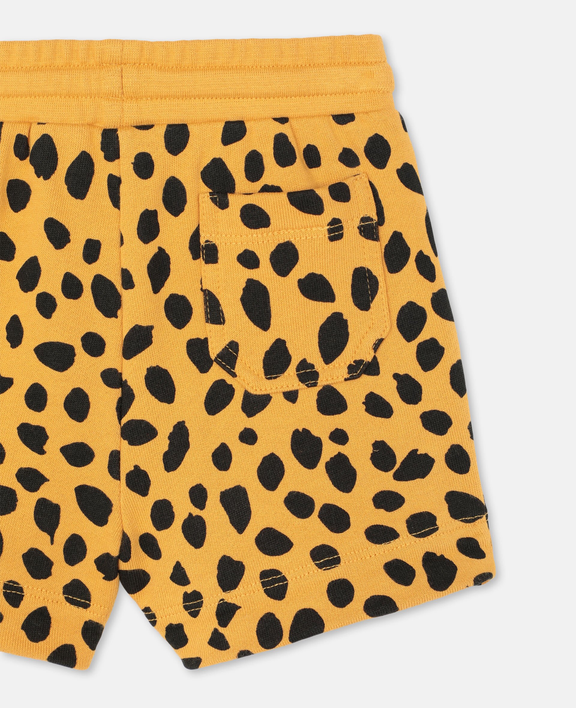 Cheetah Dots Cotton Shorts -Multicolour-large image number 2