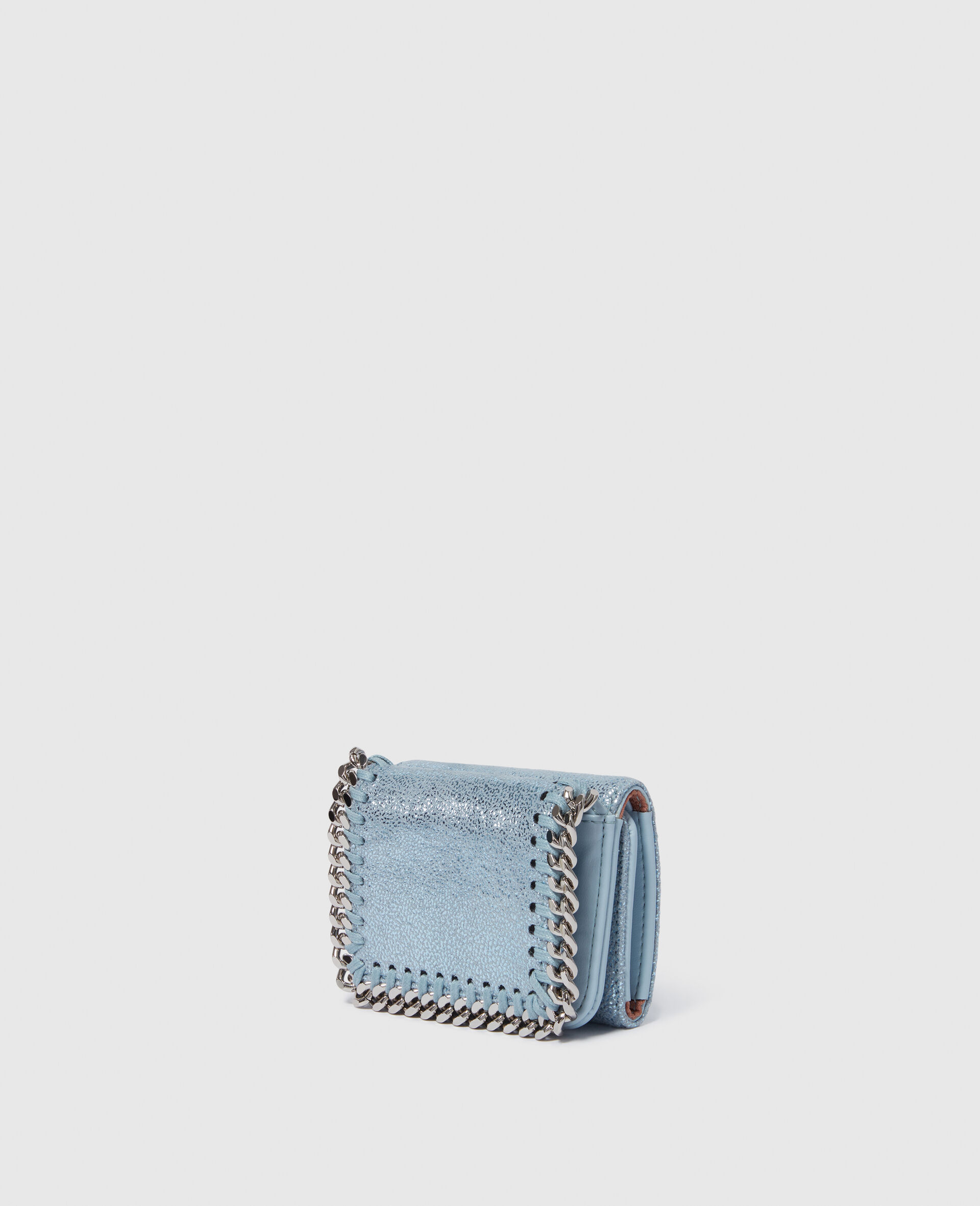Falabella Tri-Fold Wallet-Blue-large image number 1