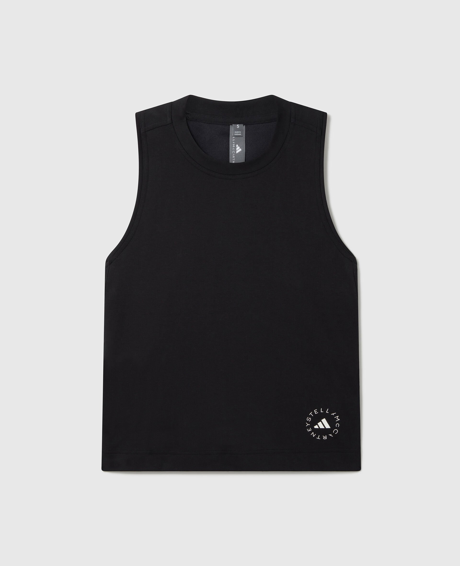 Klassisches Tanktop mit Logo-Schwarz-medium