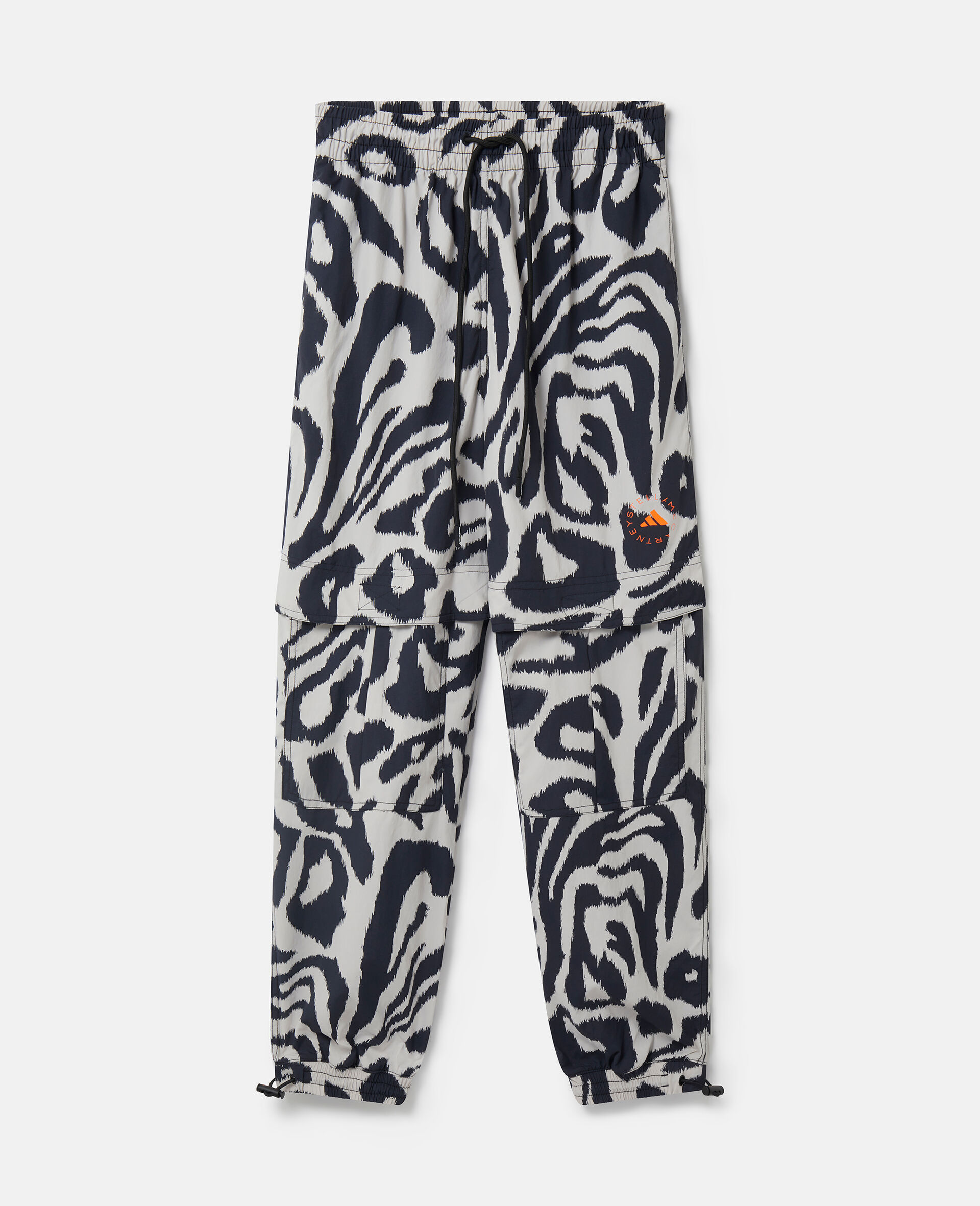 TrueCasuals Leopard Print Woven Trackpants-Multicoloured-medium