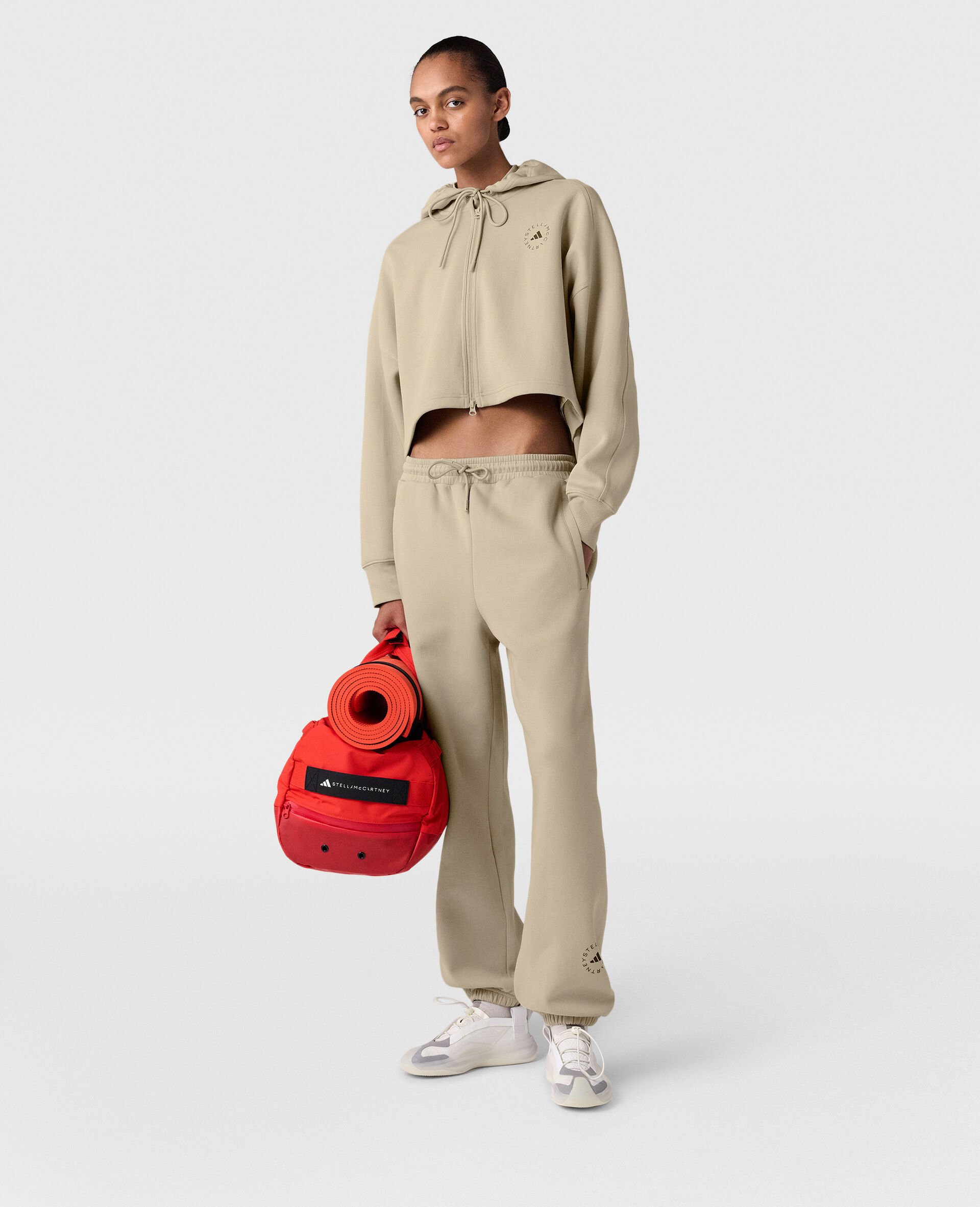 TrueLife  Oversized Joggers-Beige-model