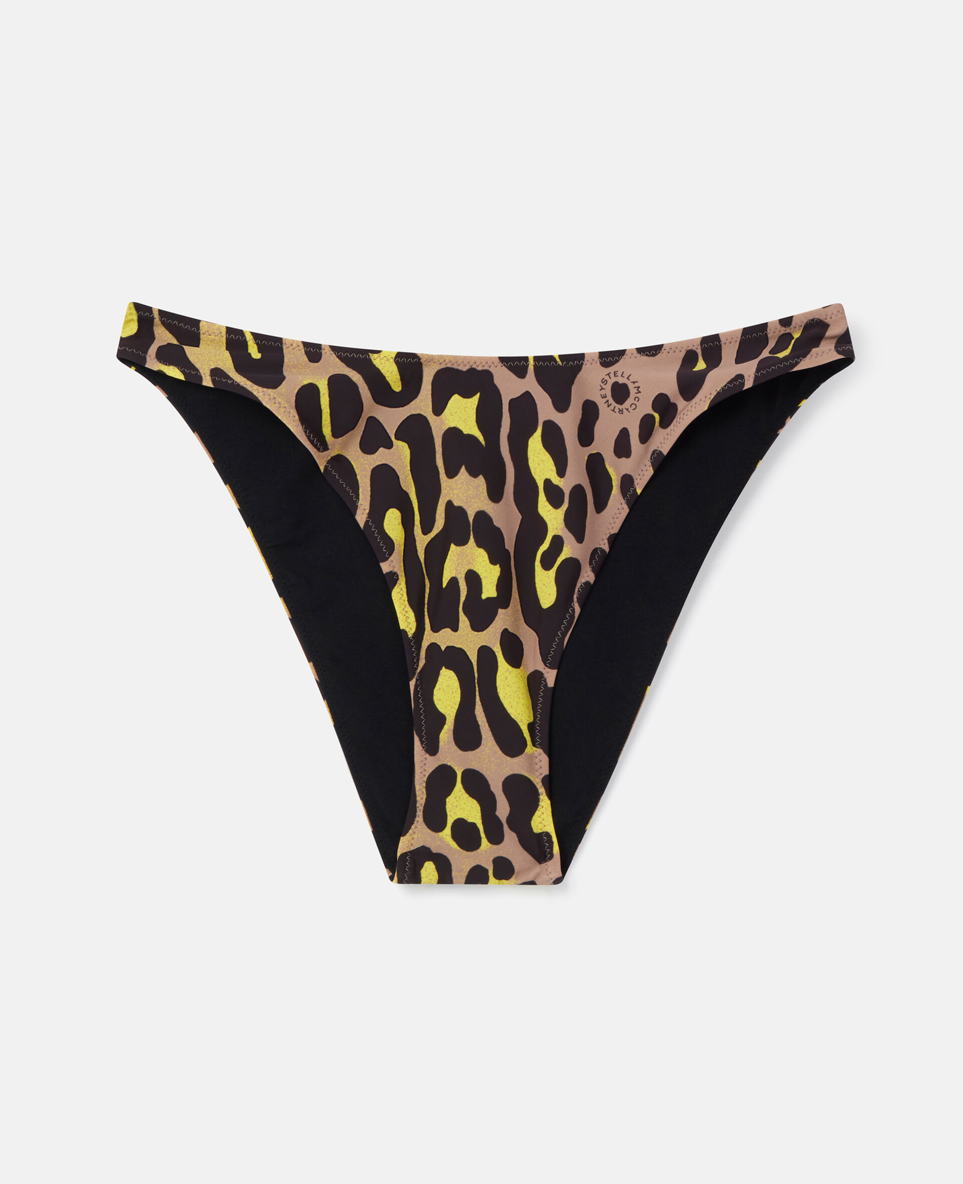Leopard Print V-Shaped Briefs-Black-large image number 0
