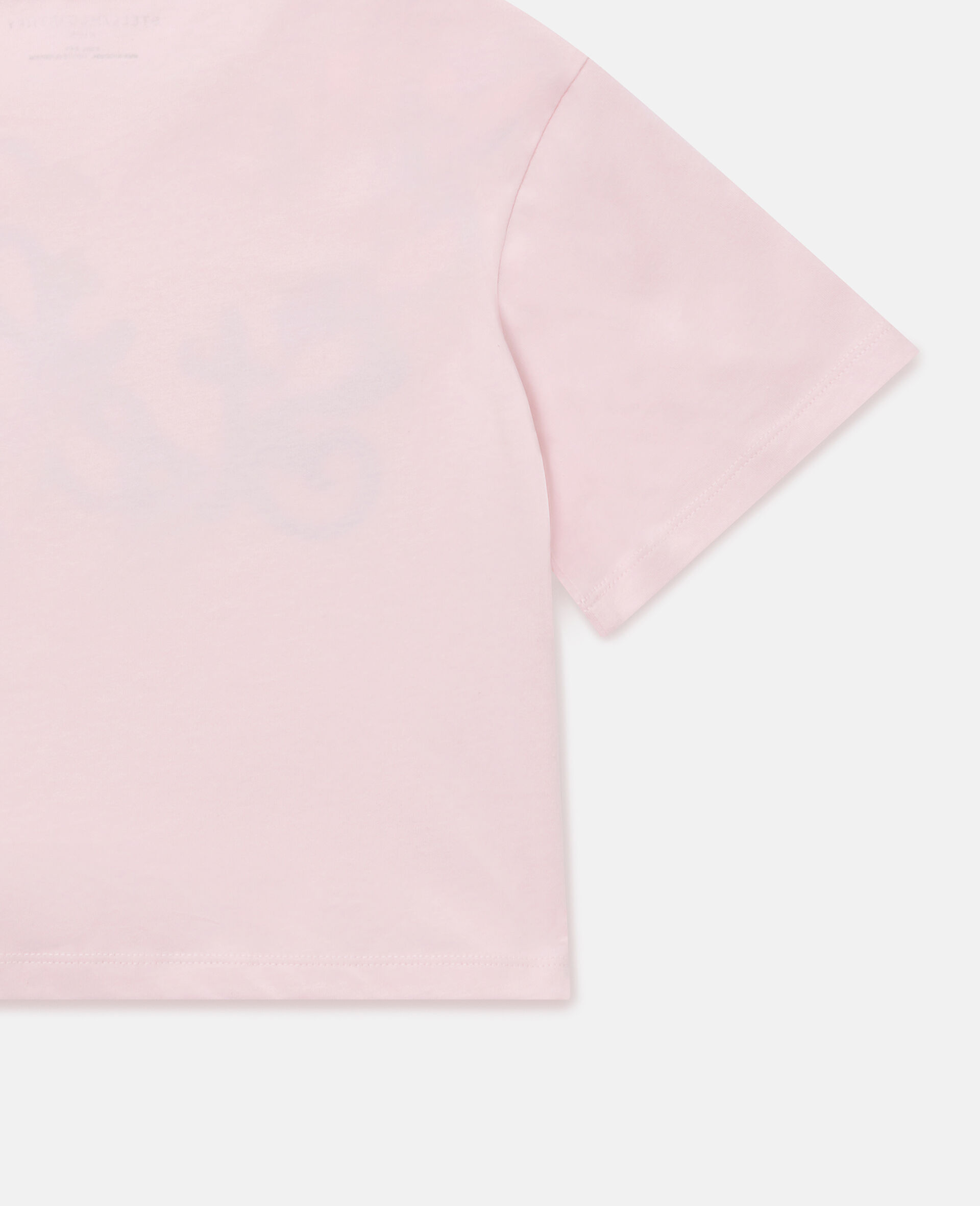 T-Shirt Corta con Grafica Stella Vine-Rosa-large image number 3