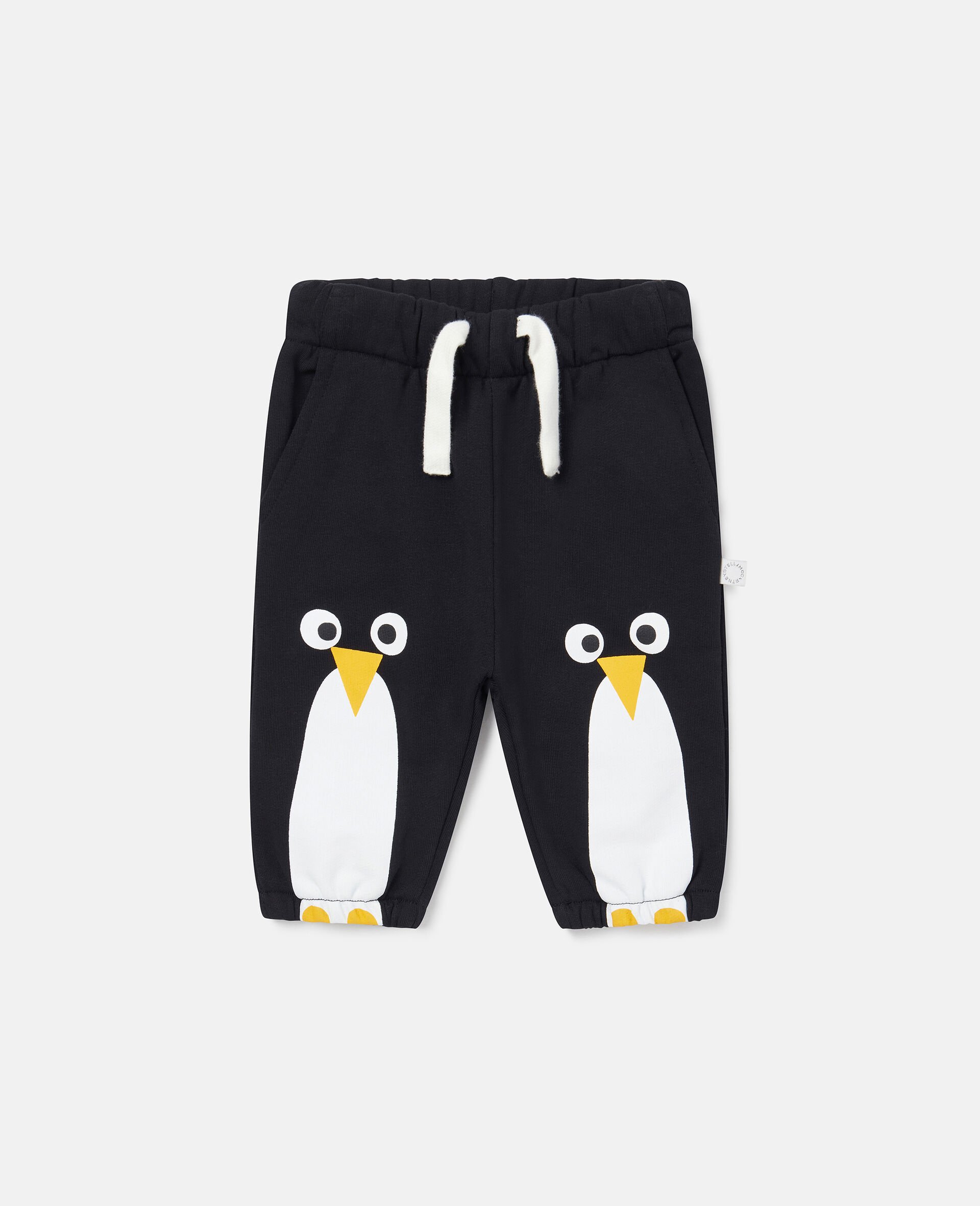 Jogginghose mit Pinguin-Motiv-Schwarz-large image number 0