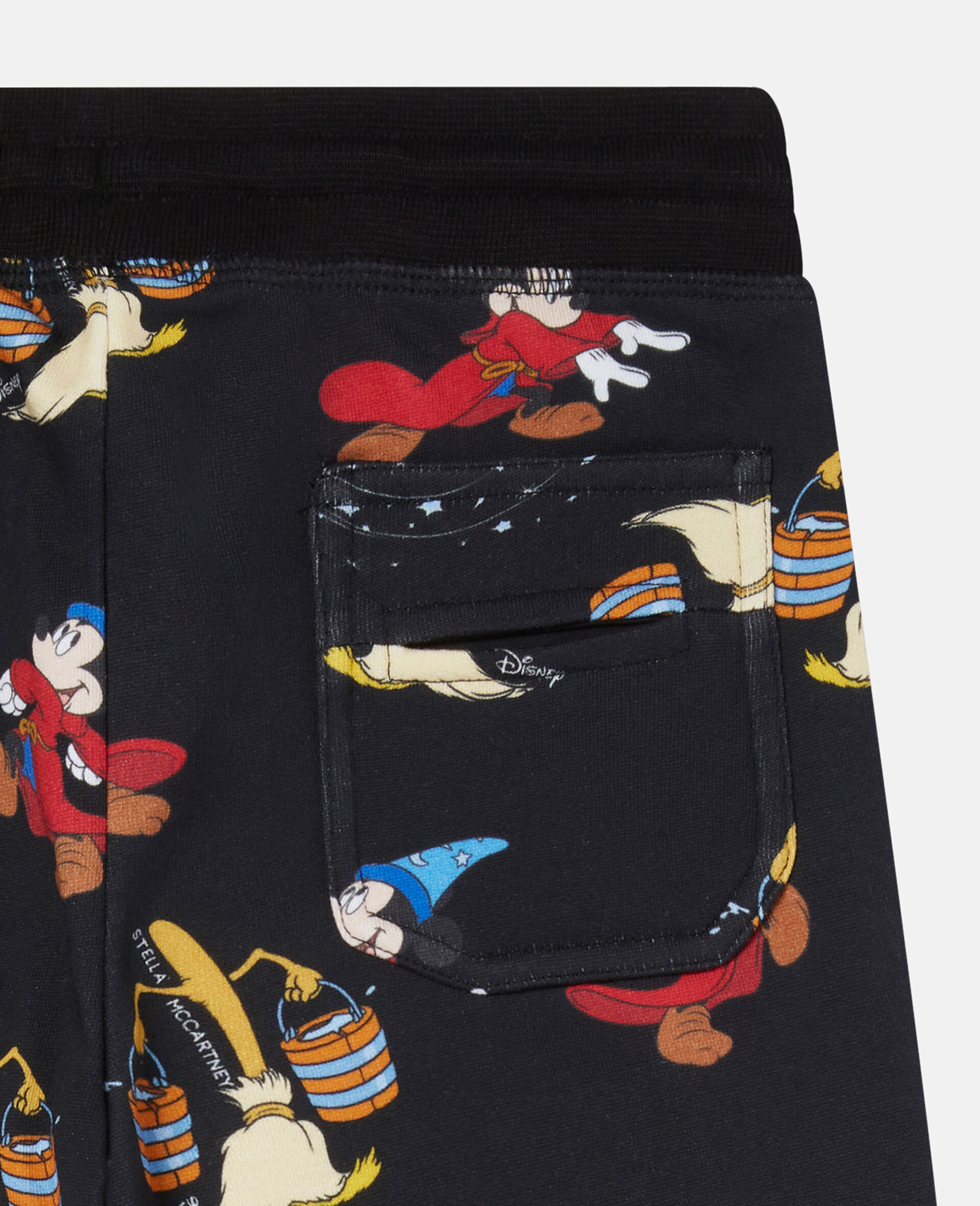 Fantasia Mickey Print Cotton Joggers-Black-large image number 2