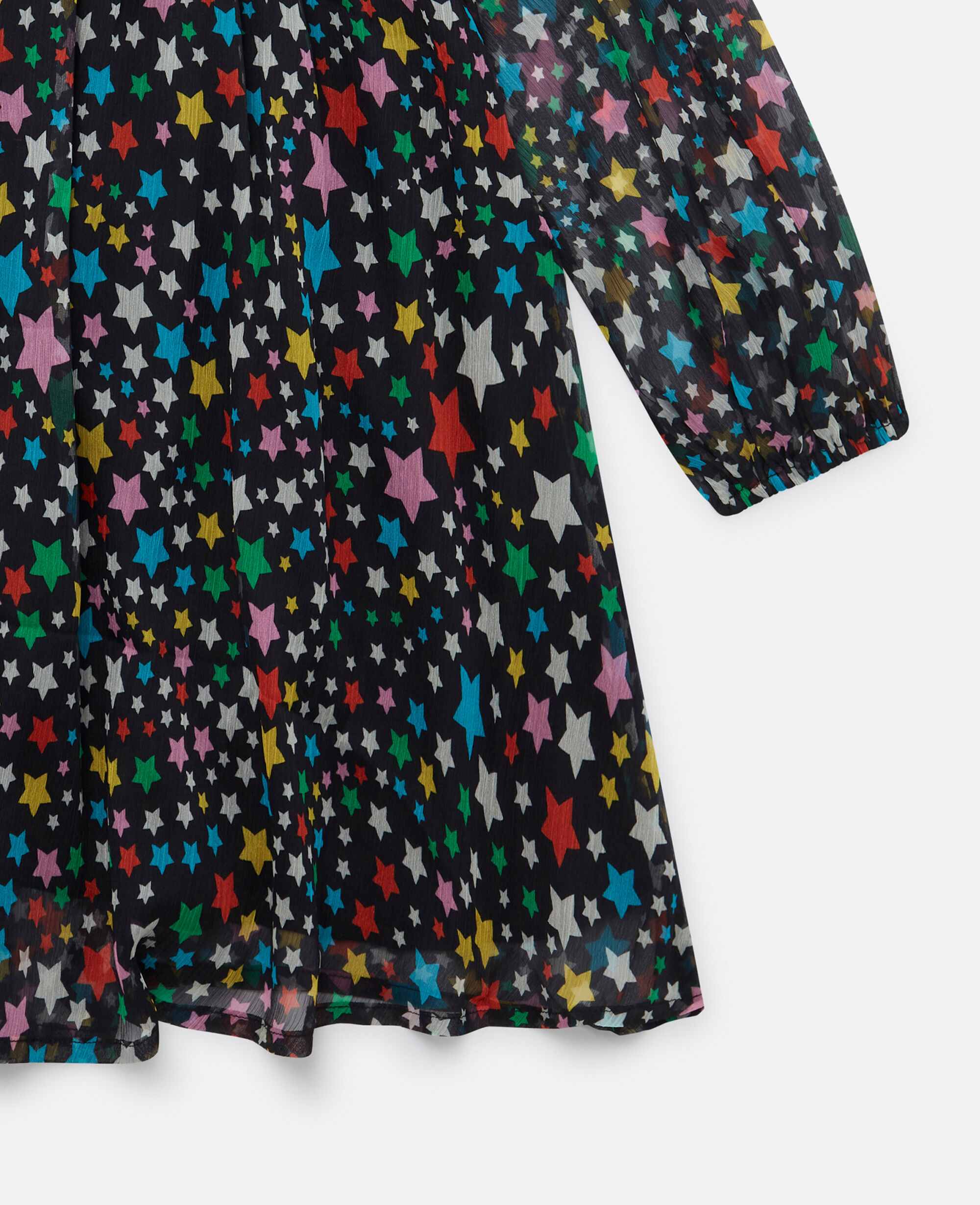 新品　stella mccartney 2025ss チェック柄ワンピース8A Women Multicolour Star Pattern Pleated Dress | Stella
