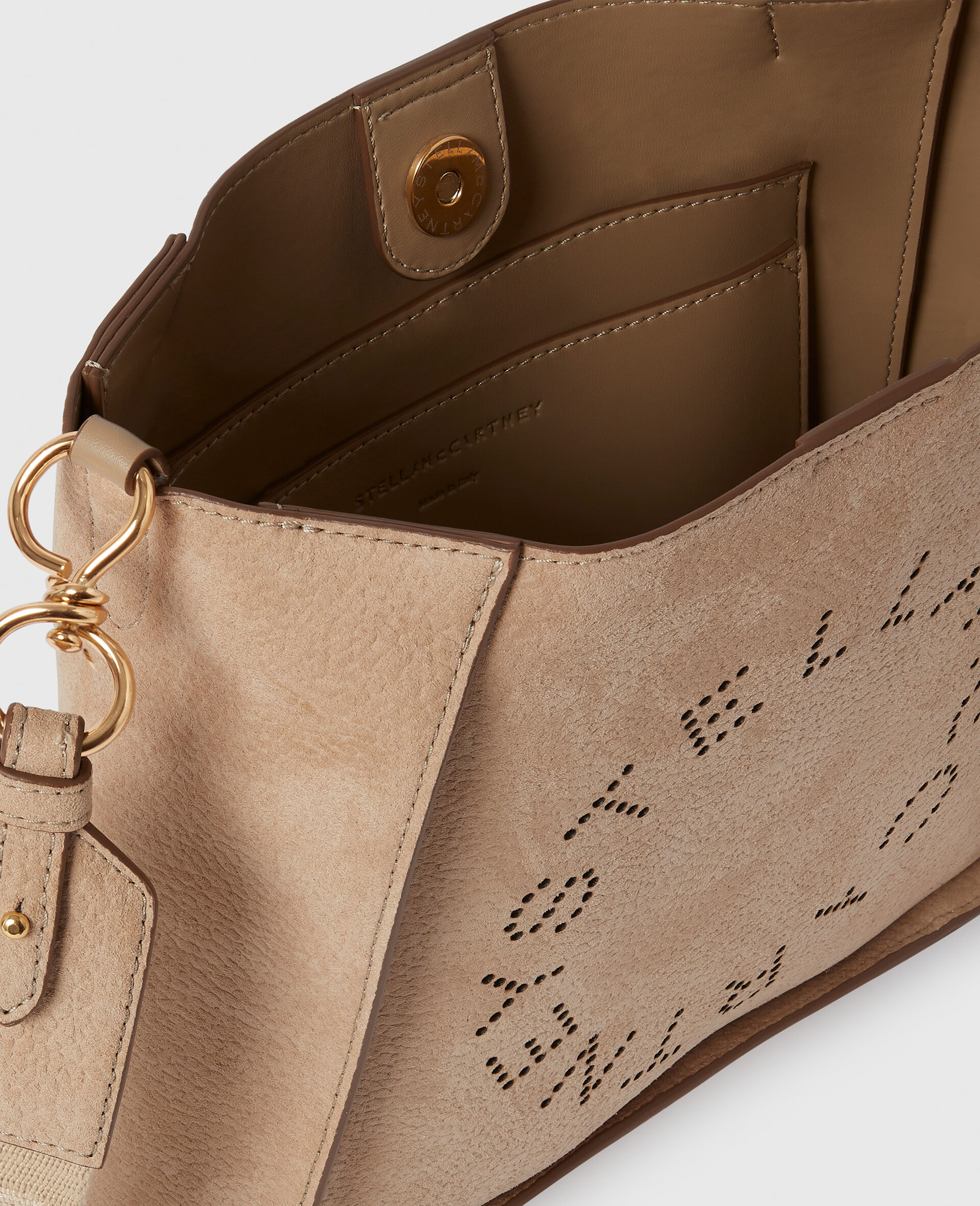 Logo Square Crossbody Bag-Beige-large image number 3