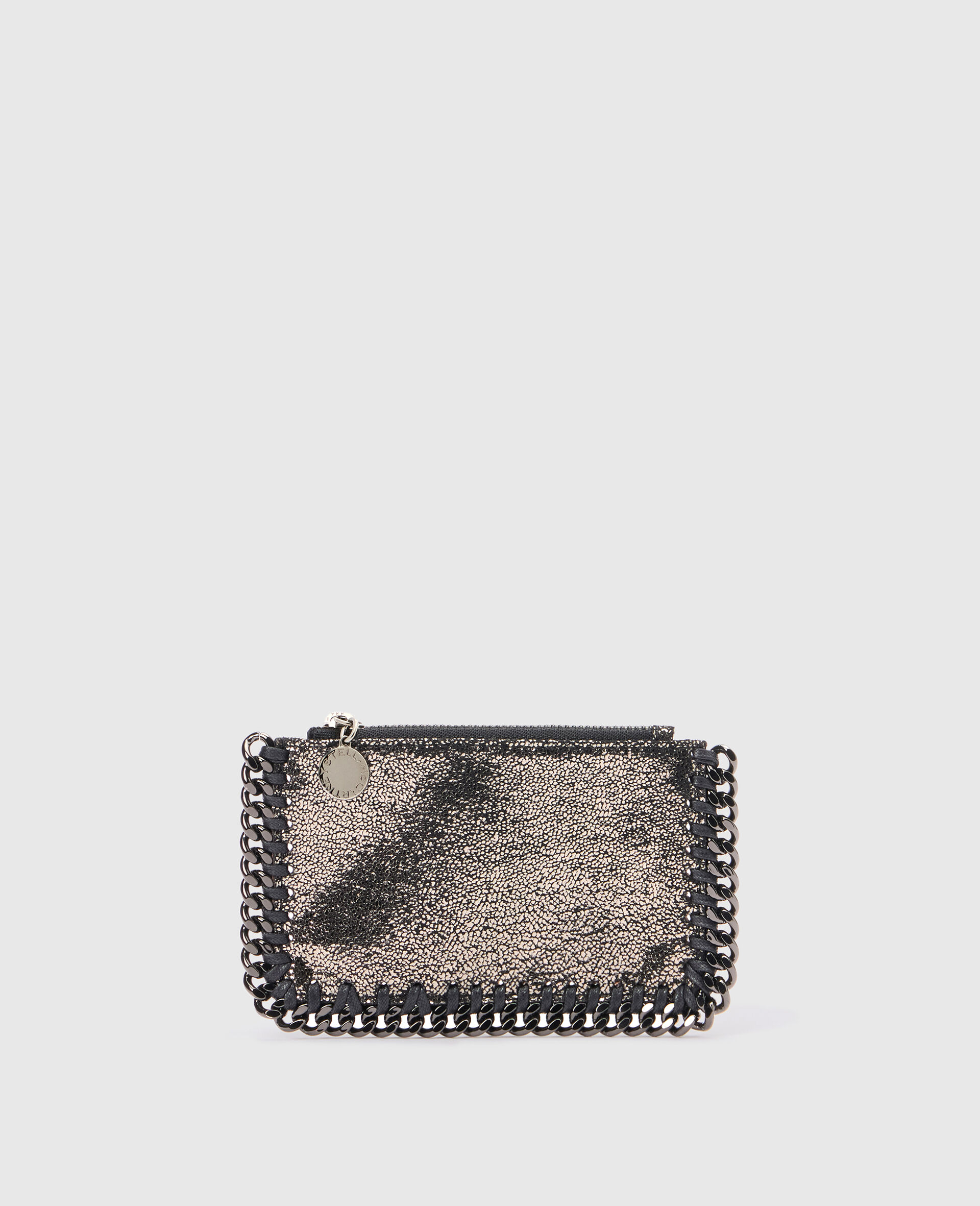 Porte cartes zippe Falabella-Noir-large image number 0