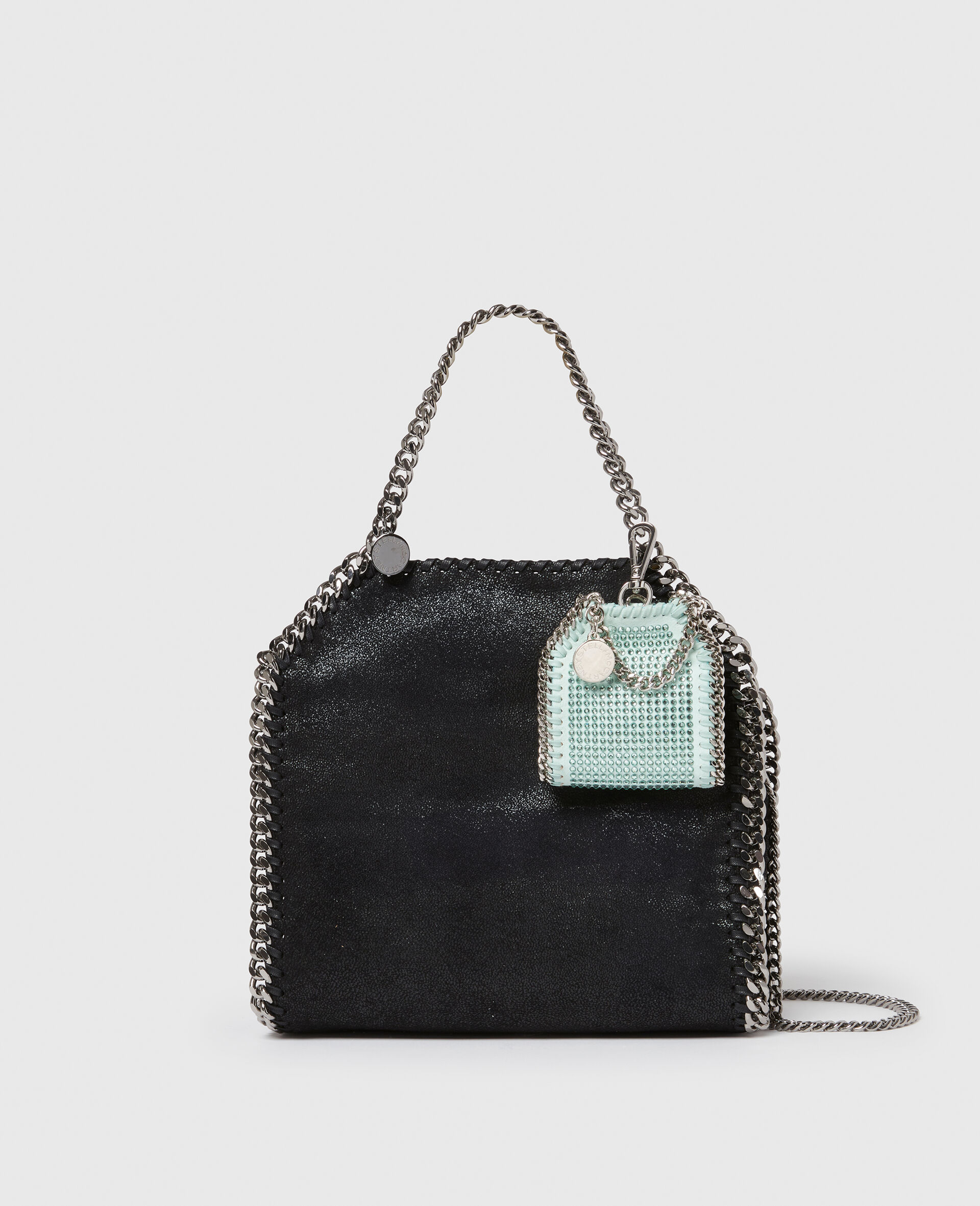 Porte cles etui pour AirPods Falabella-Bleu-large image number 3