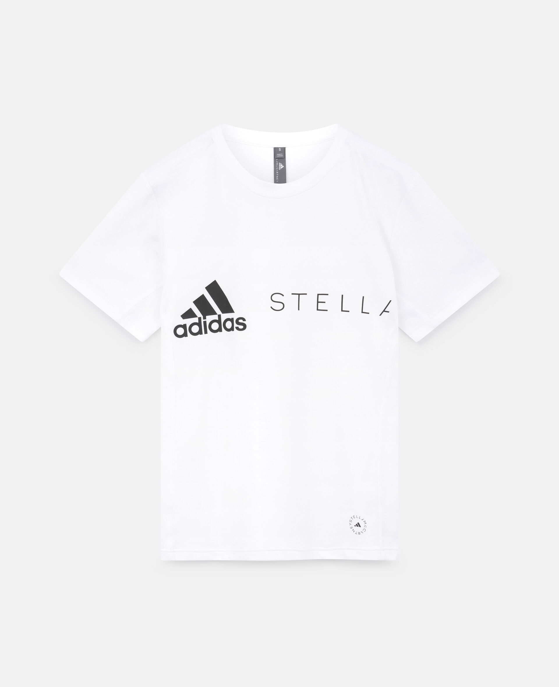 T shirt a logo-Blanc-large image number 0