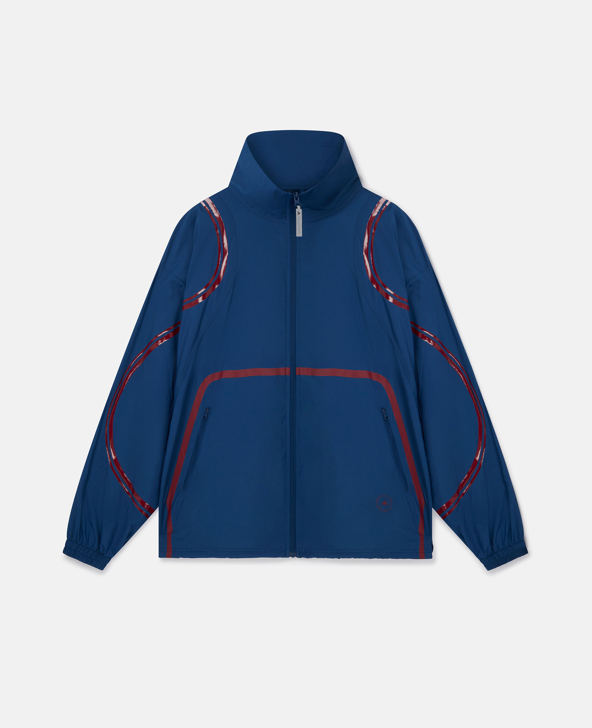 TruePace Plus Size Woven Training Jacket-Blue-large image number 0