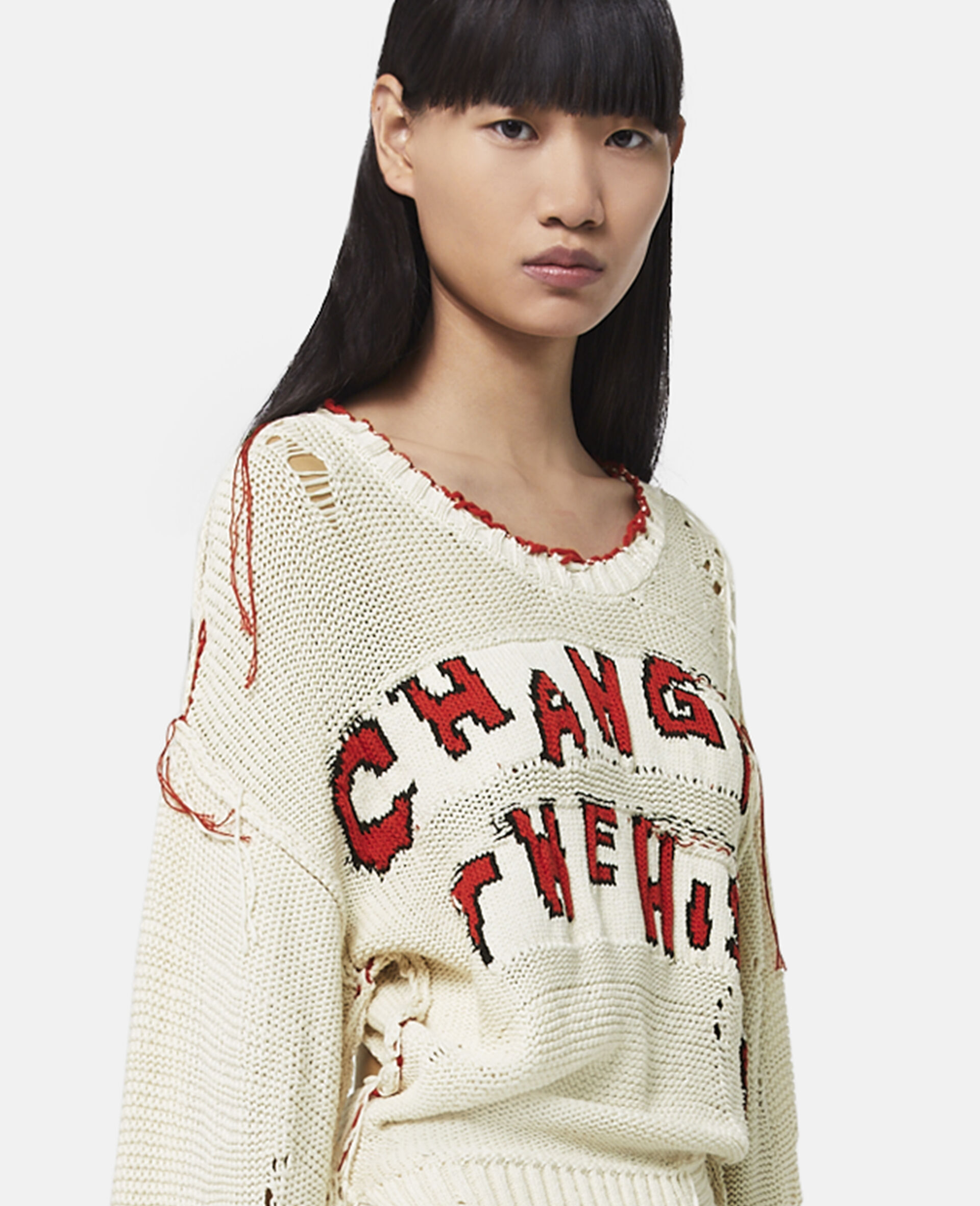 'CHANGE THE HISTORY' Jumper-Multicolour-large image number 4