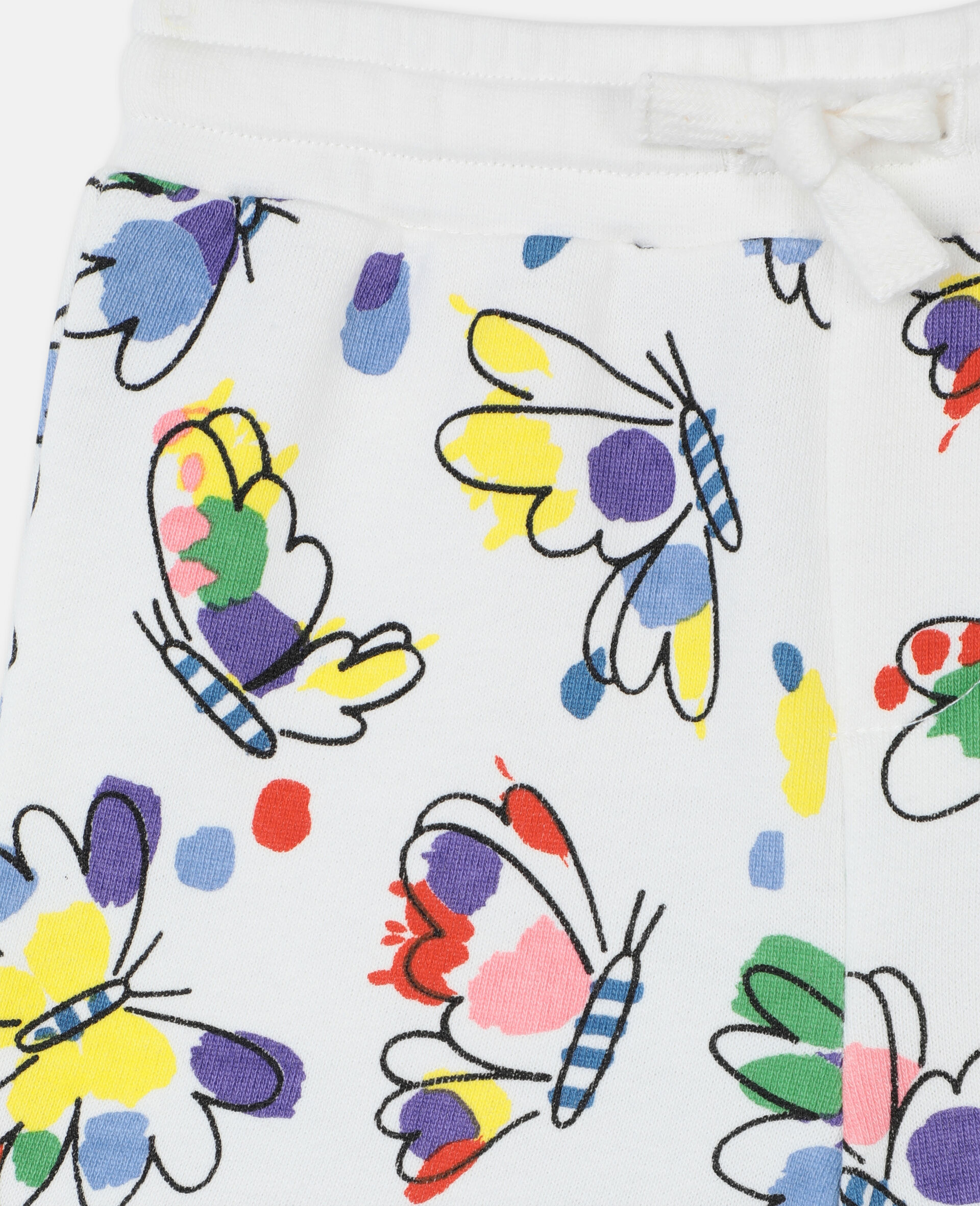 Baby Butterfly Cotton Shorts-Multicolour-large image number 1