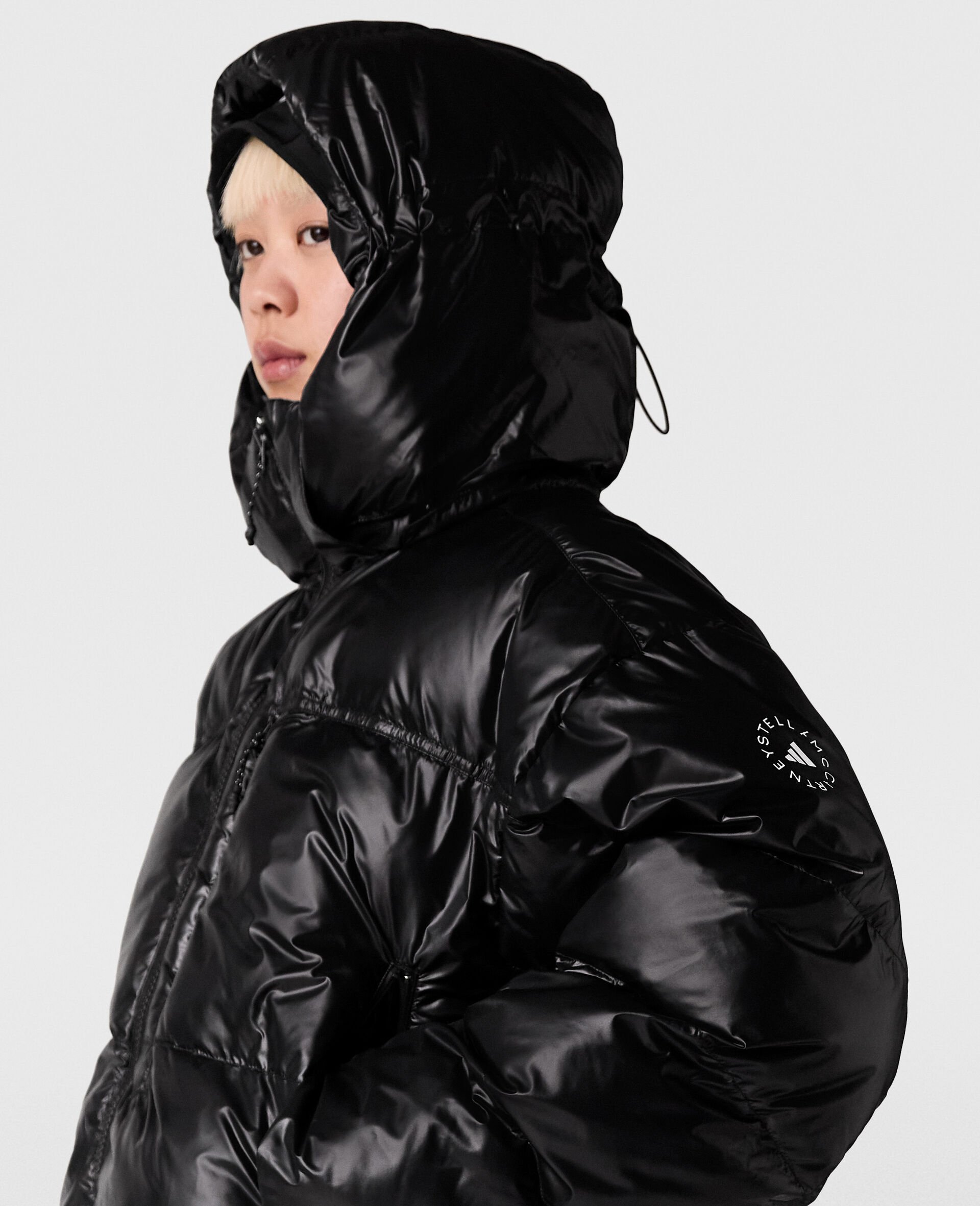 TrueNature Short Padded Coat-Black-large image number 2