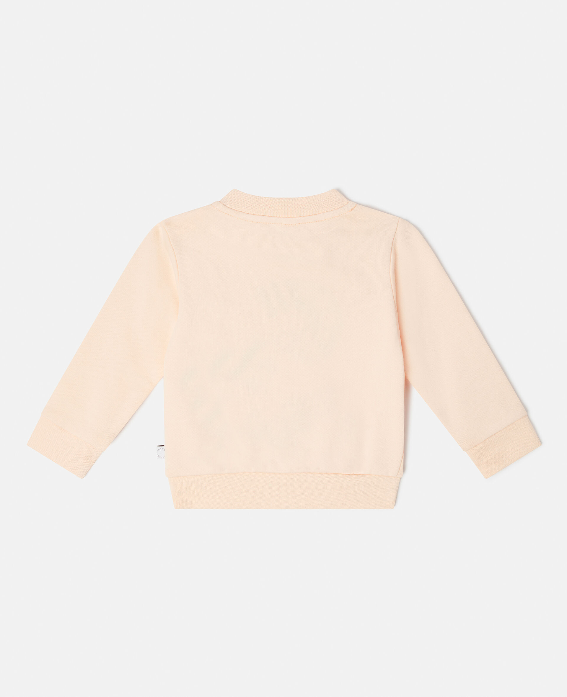 'S' Embroidery Sweatshirt-Pink-large image number 2