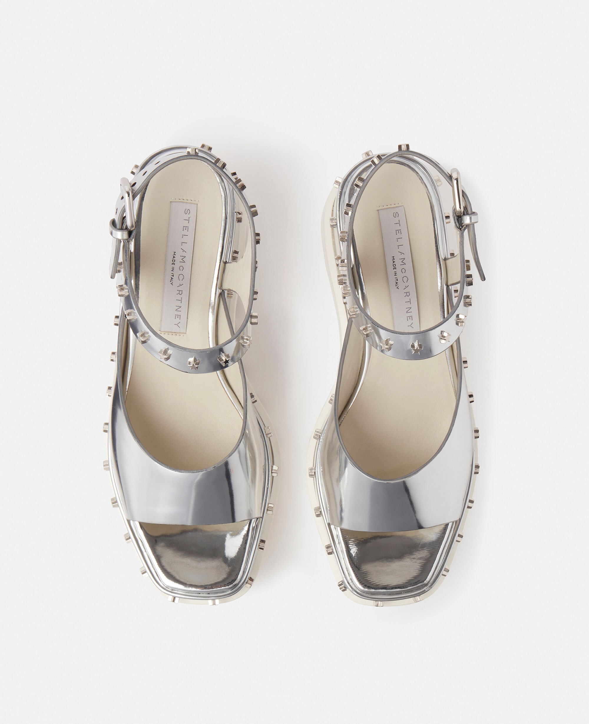 Women シルバー エリス スタースタッズ ミラード プラットフォーム