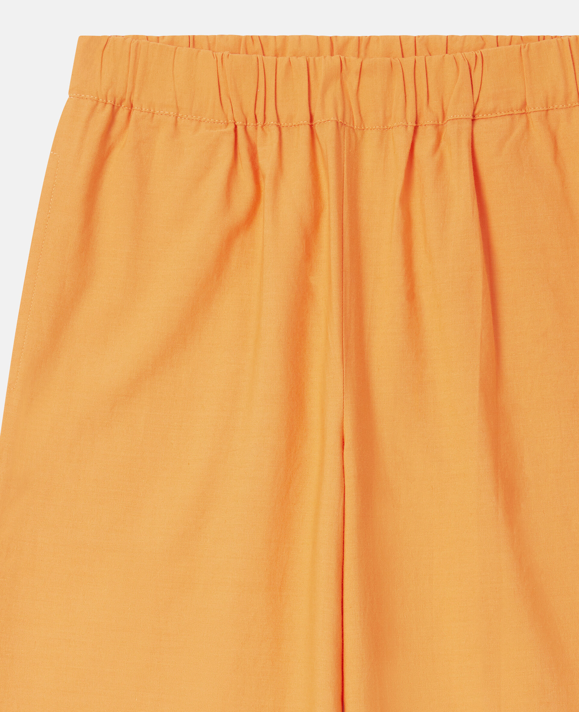 Popeline Statement Cuff Trousers-Orange-large image number 1