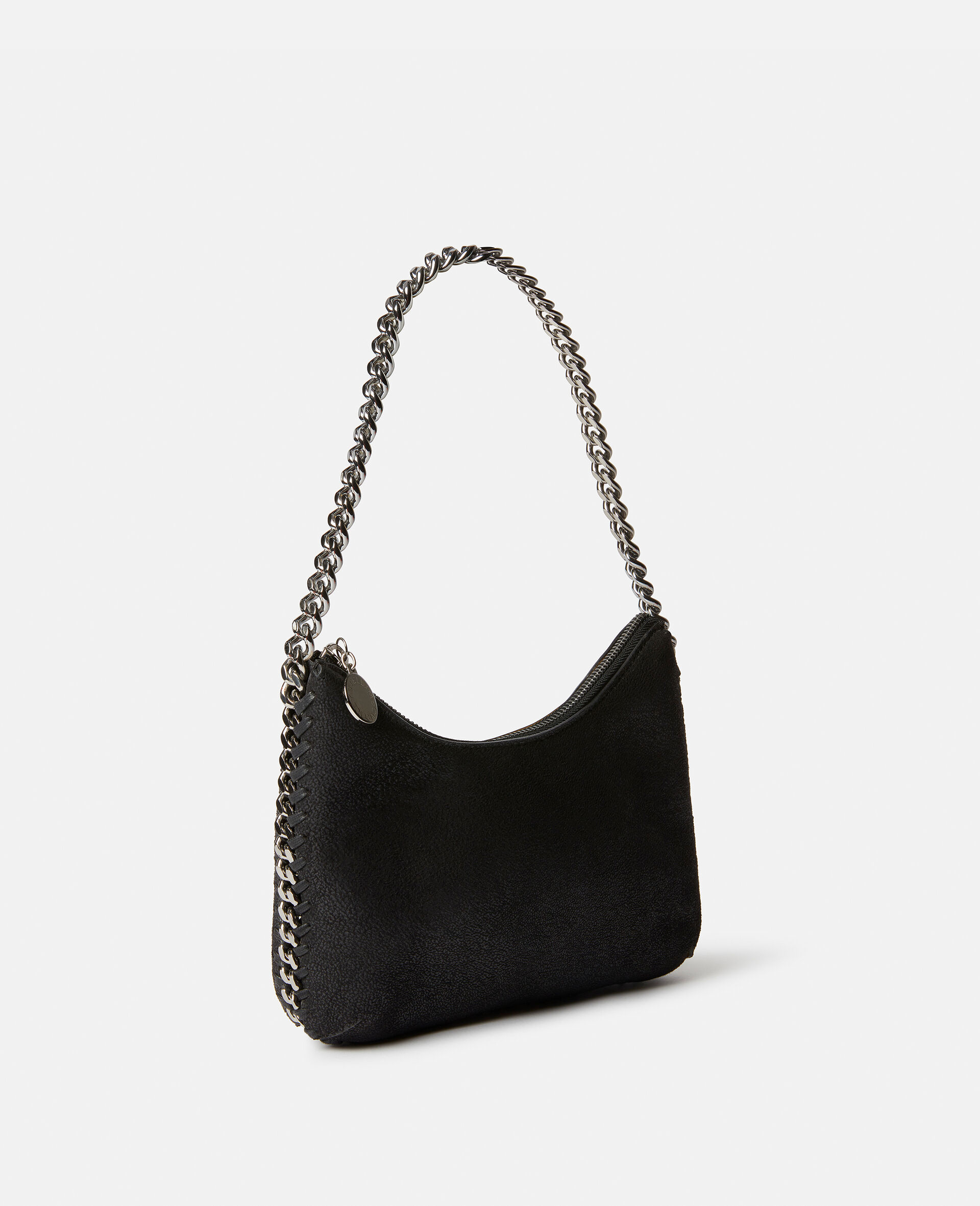 Falabella Zip Mini Shoulder Bag -Black-large image number 1