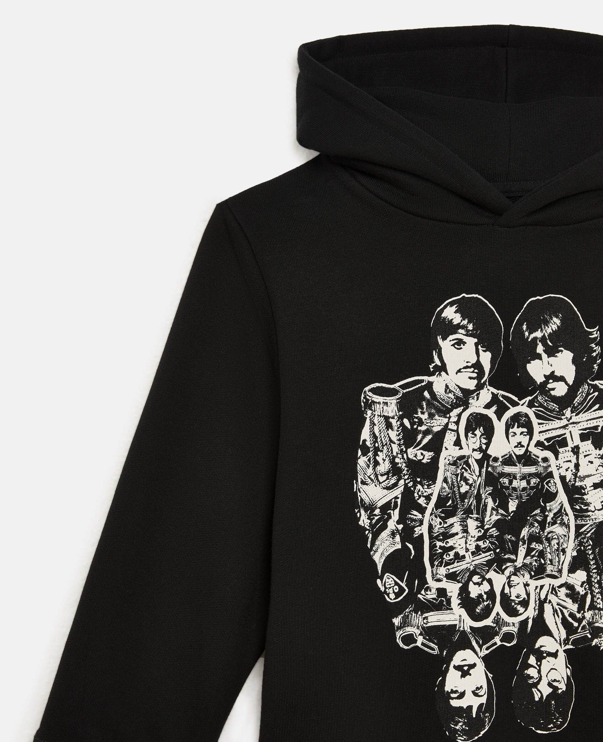 Get Back Cotton Hoodie-Black-large image number 1