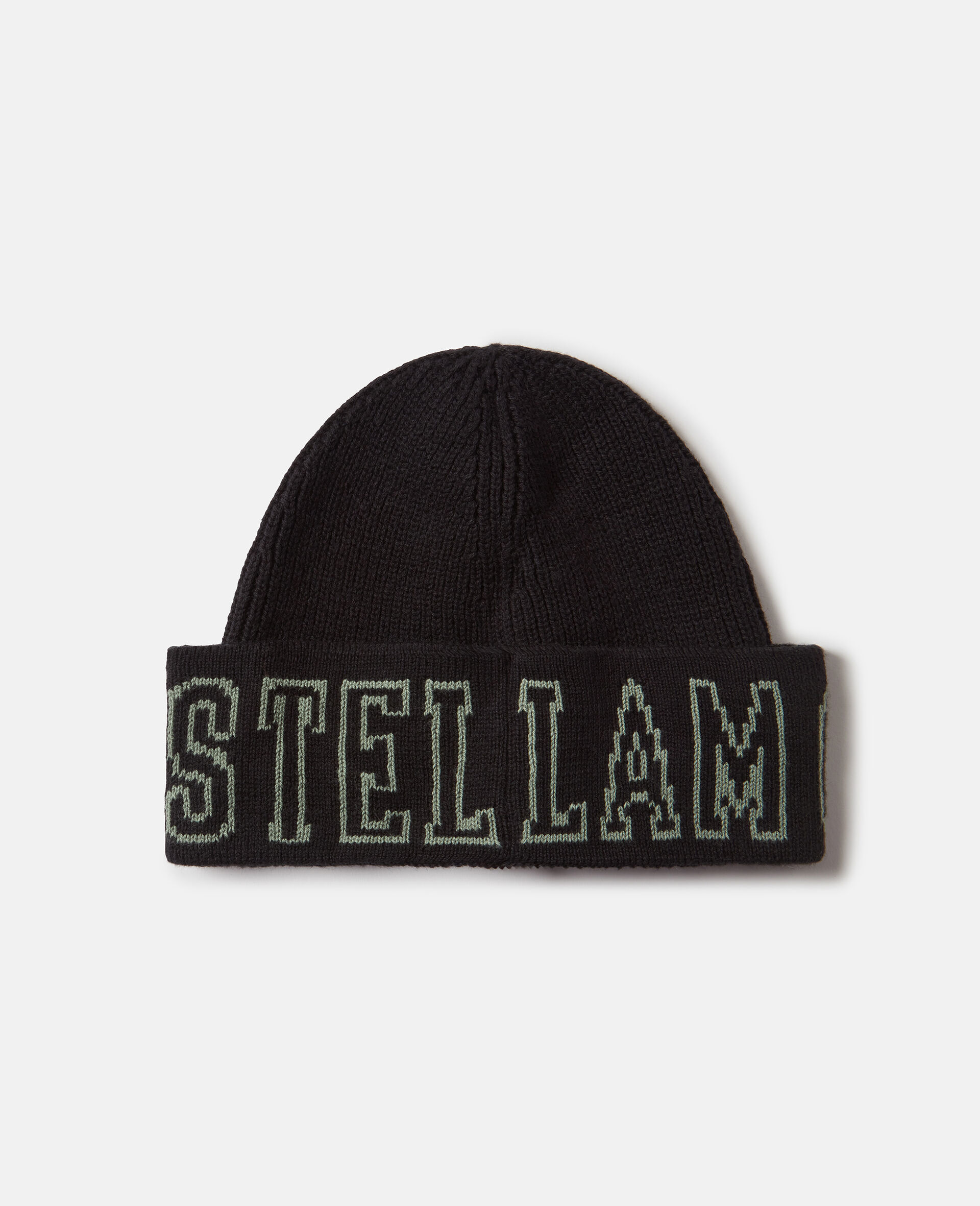 Logo Graphic Beanie-Black-medium