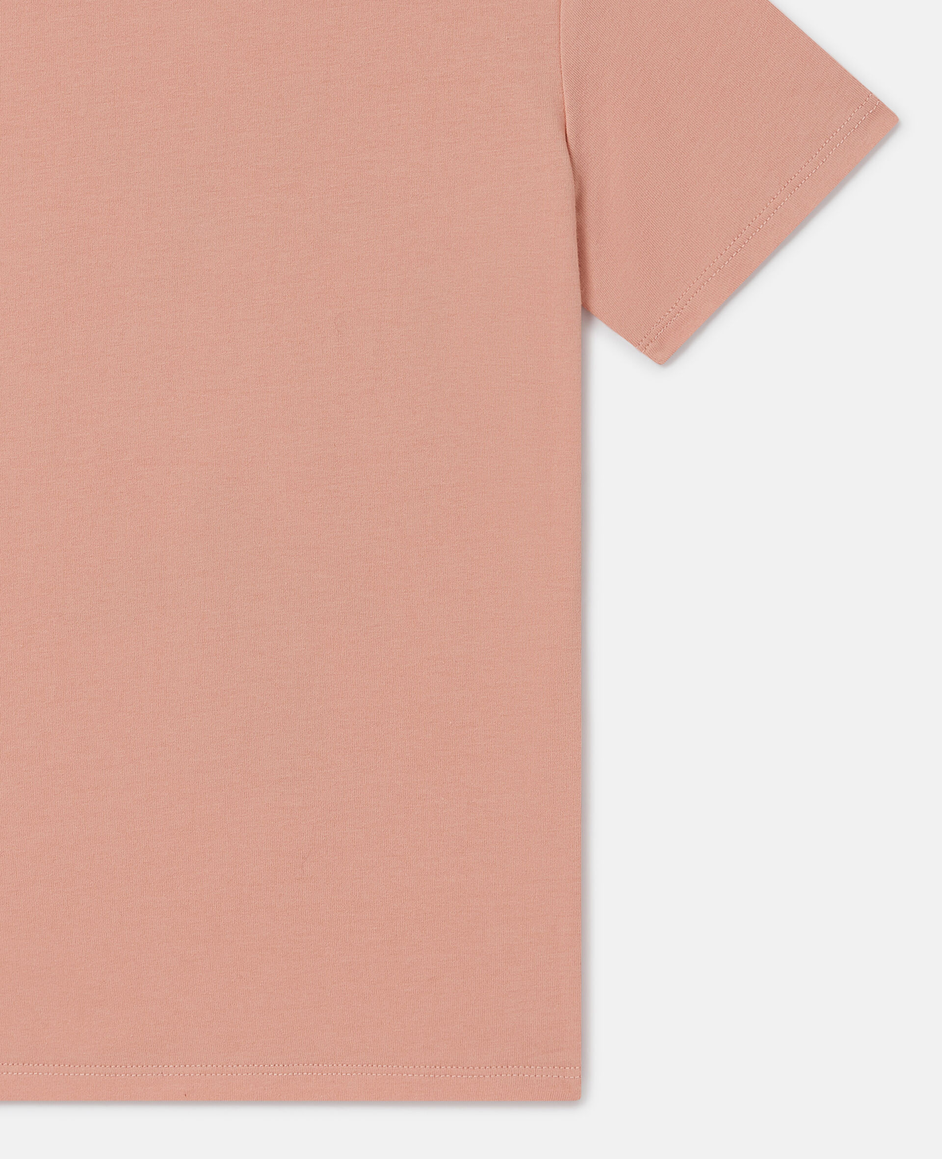 Fairies Print Crewneck T-Shirt-Pink-large Fairies Print Crewneck T-Shirt-Pink-large image number 3