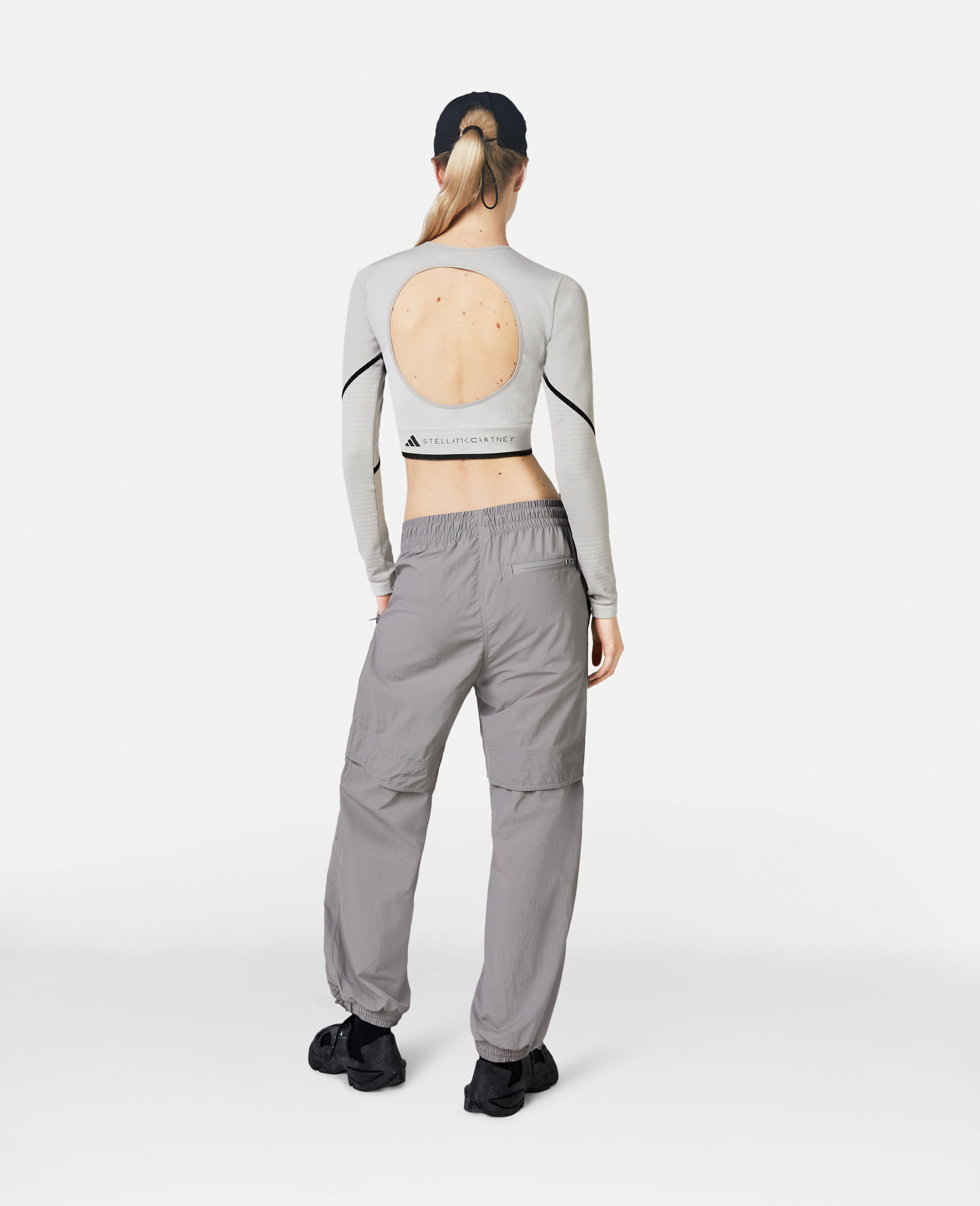 TrueStrength Seamless Yoga Cropped Top-Black-large image number 2