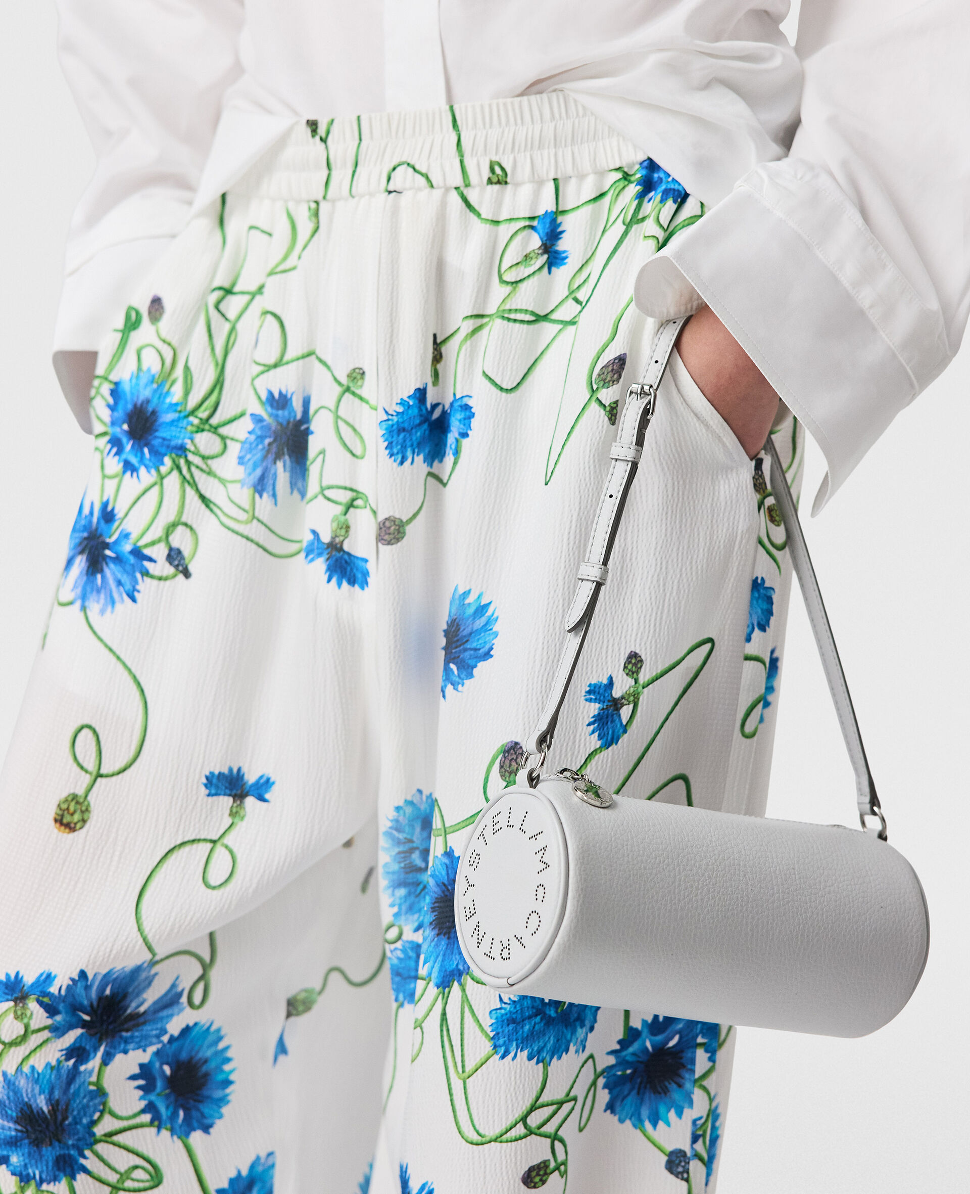 Logo Bracelet Pouch-Grey-medium