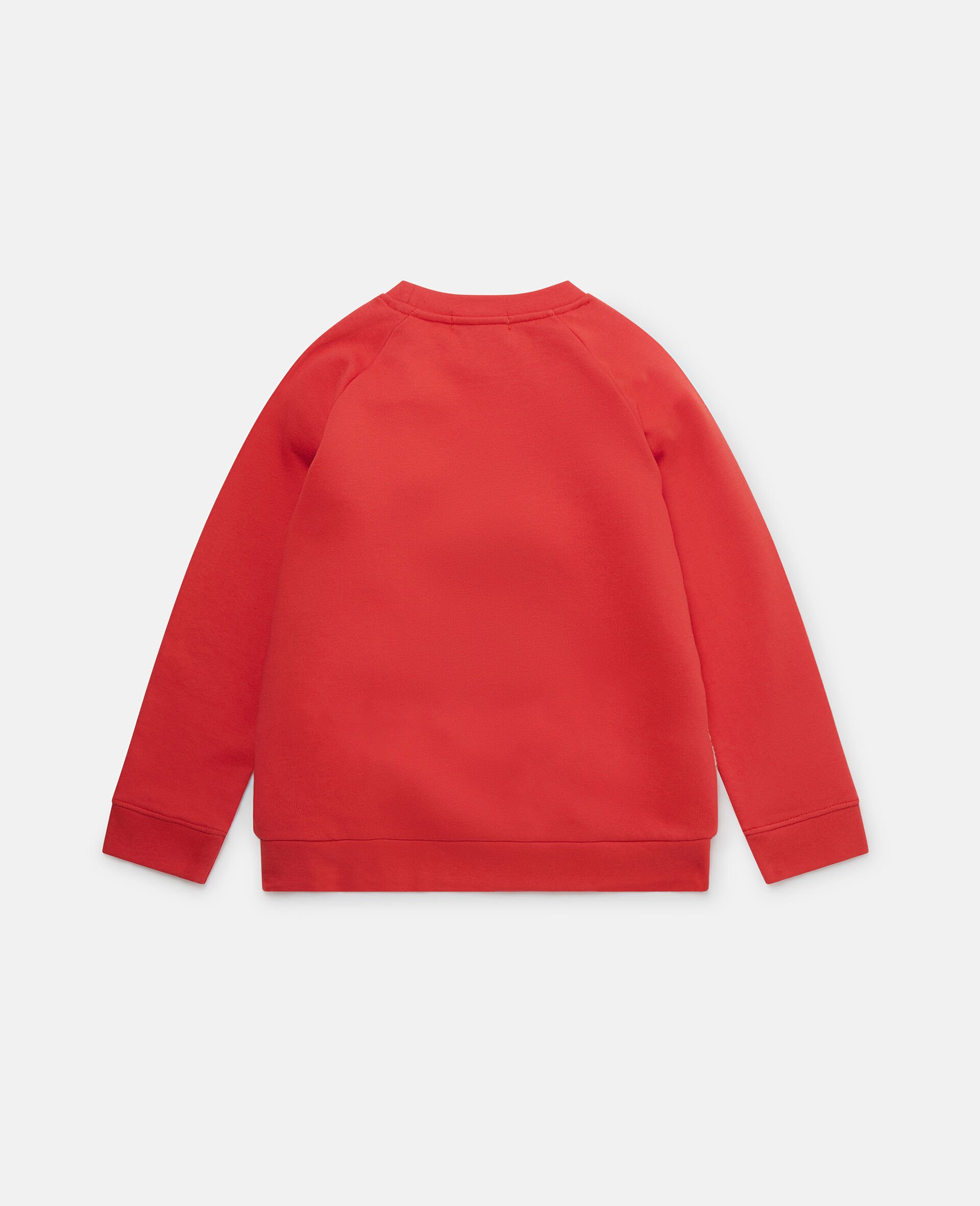 Polar Bear Fleece Sweatshirt-Red-large image number 2
