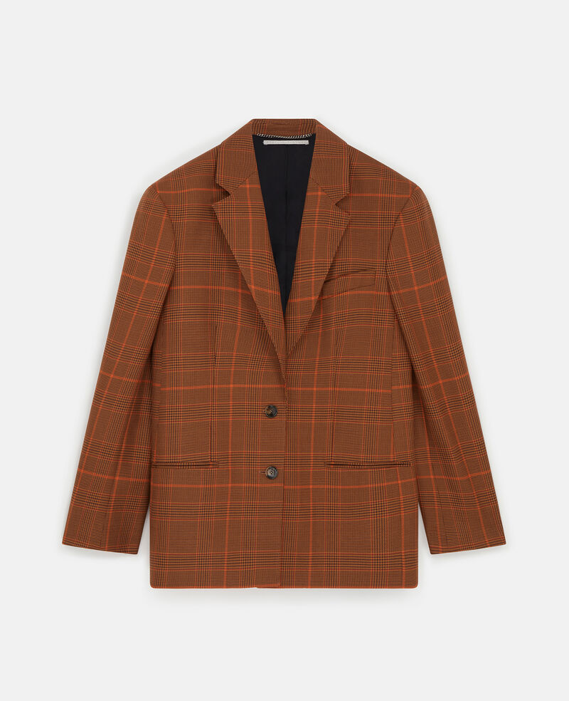Blazer oversize Principe di Galles-Fantasia-large image number 0