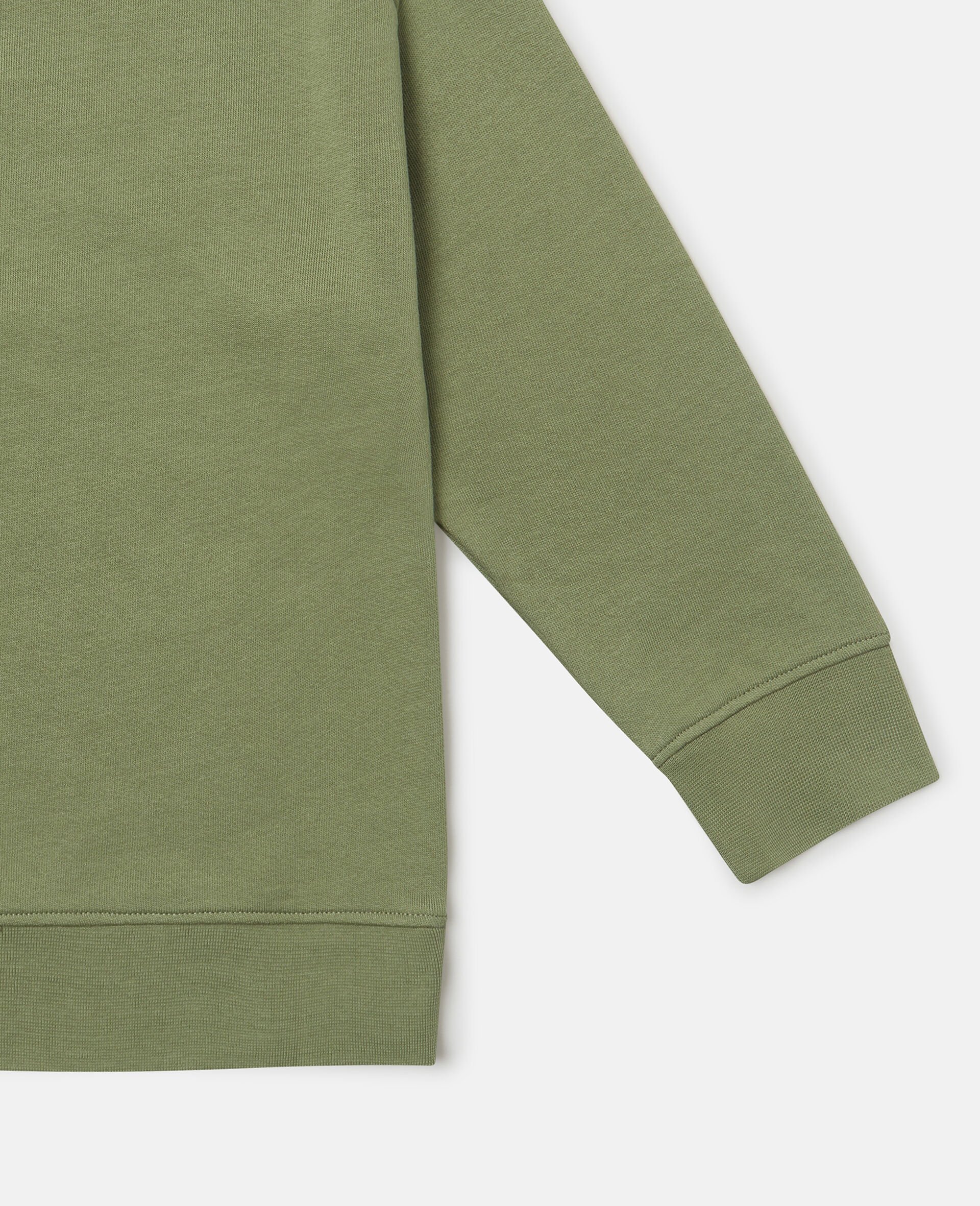 Logo Graphic Crewneck Sweatshirt-Green-large Logo Graphic Crewneck Sweatshirt-Green-large image number 3