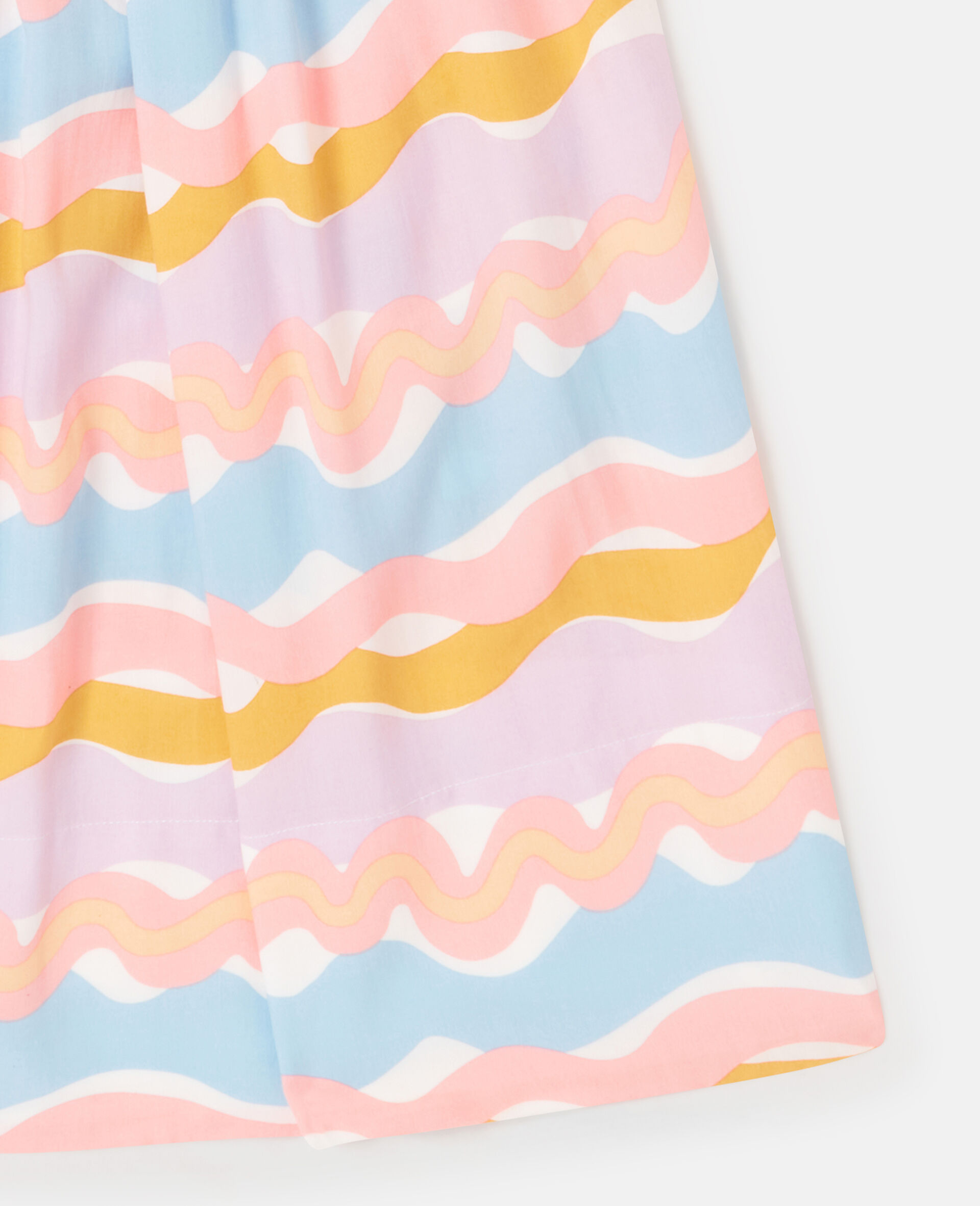 Abito Maxi a Righe con Balze-Fantasia-large image number 3