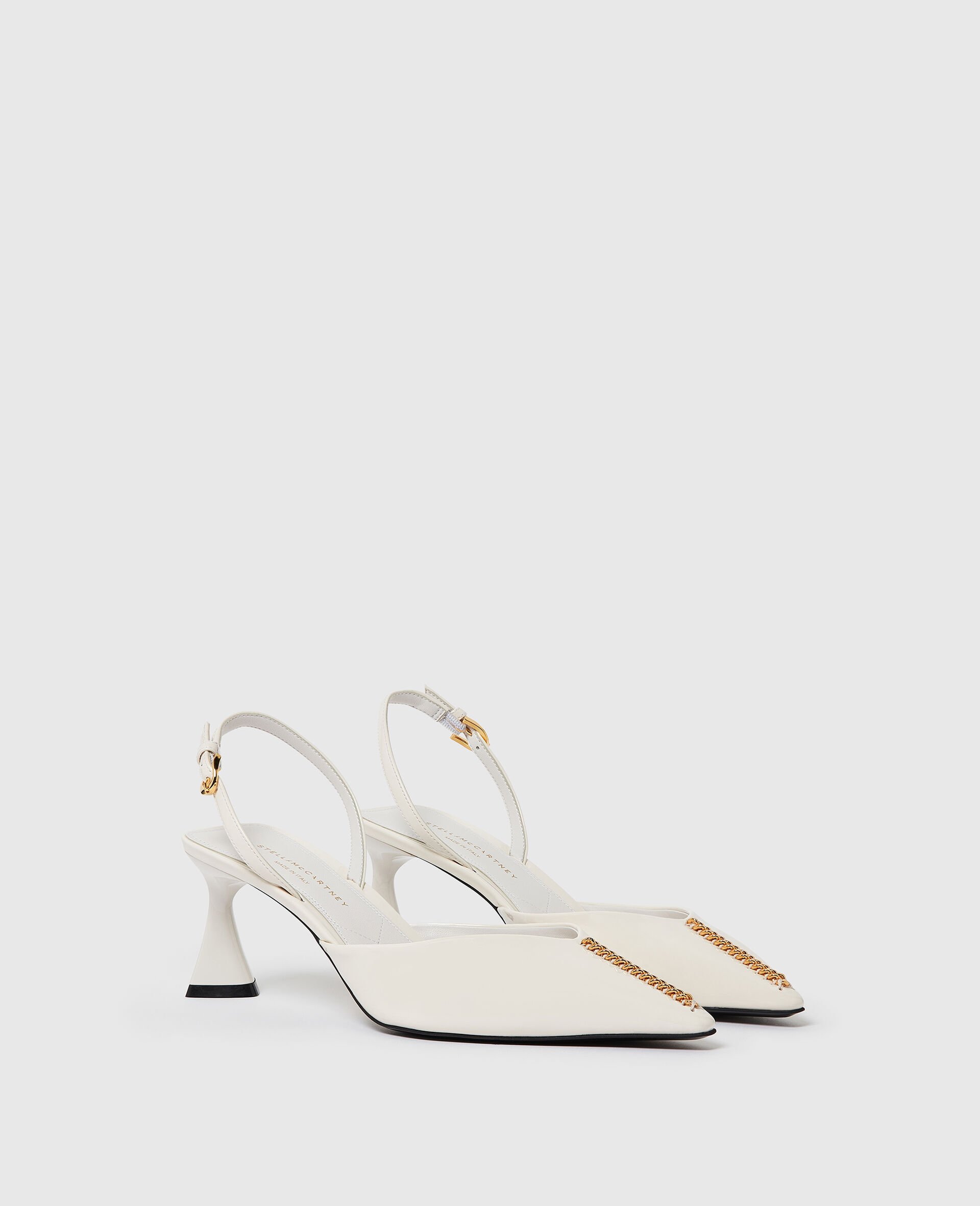 Elsa Patent Slingbacks-White-medium