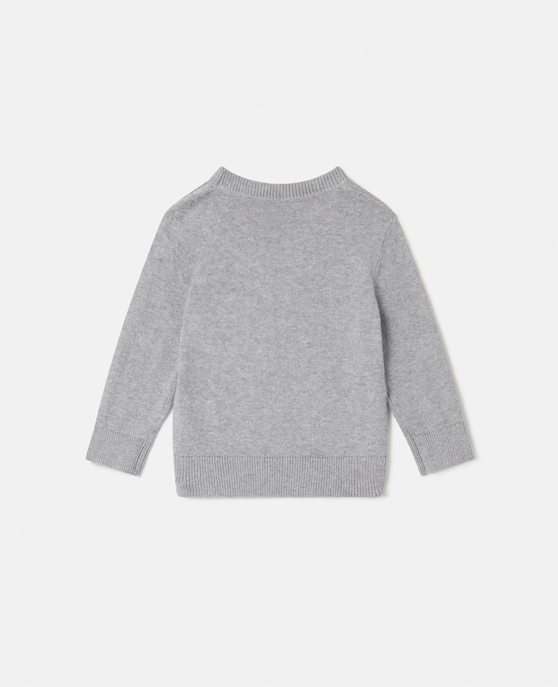 Horse Graphic Fringed Sweatshirt-Grey-large Horse Graphic Fringed Sweatshirt-Grey-large image number 2