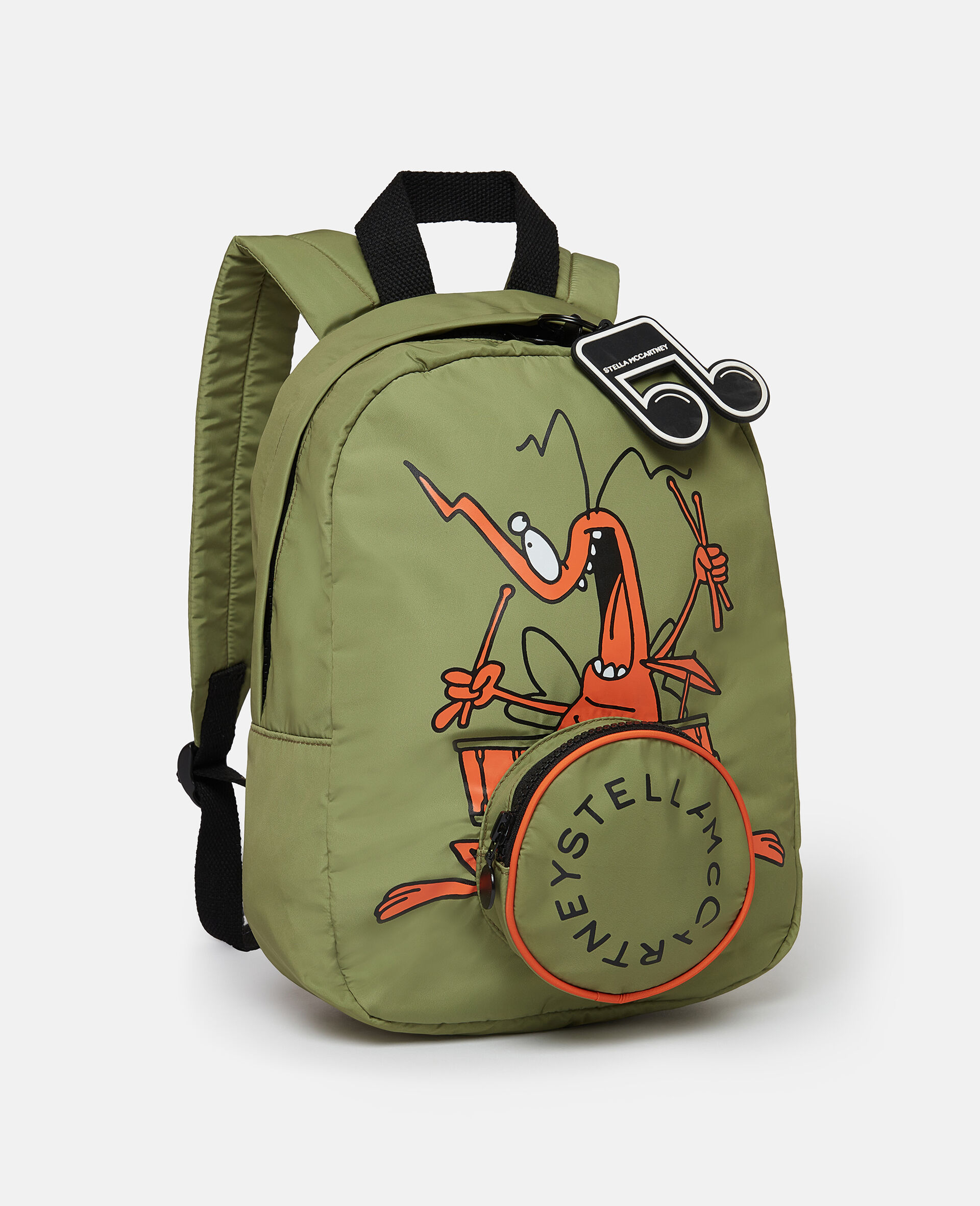 Bug Band Graphic Backpack-Green-medium