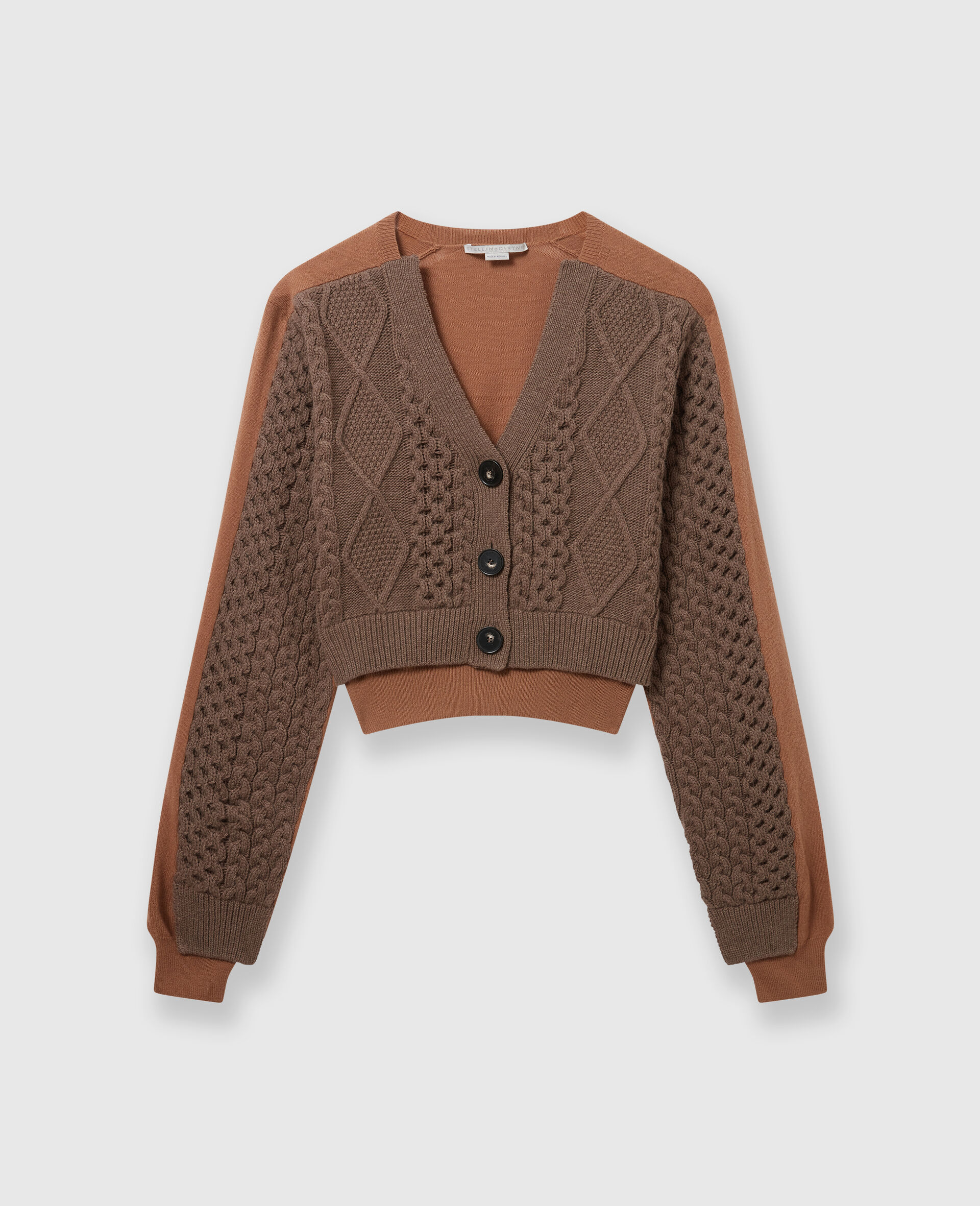 Kurzer Cardigan-Brown-large image number 0