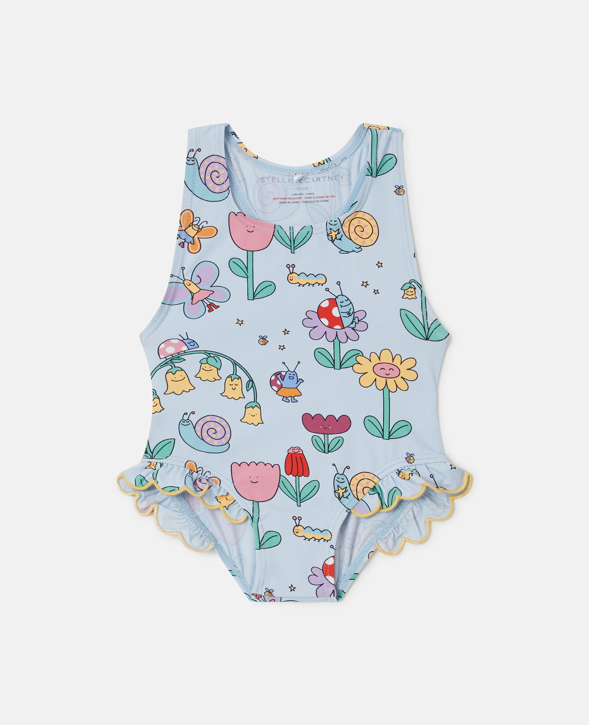 Floral Print Swimsuit-Multicolour-large image number 0