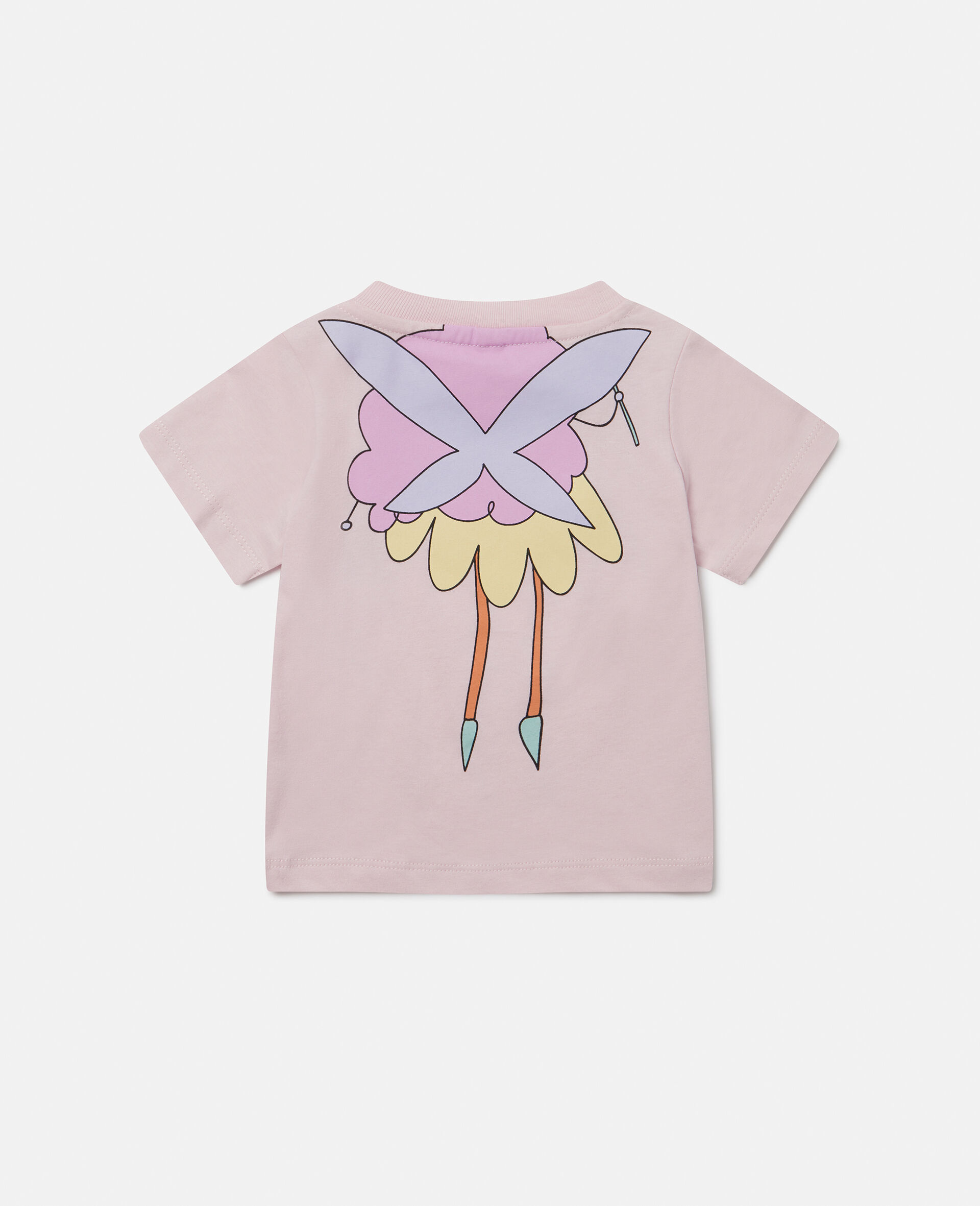 Fairy Graphic Crewneck T-Shirt-Pink-large image number 2