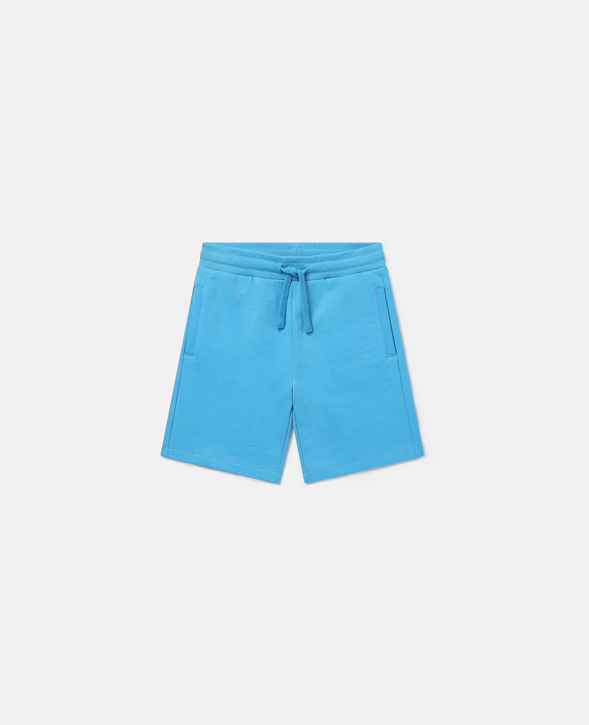 Drawstring Shorts-Blue-large image number 0