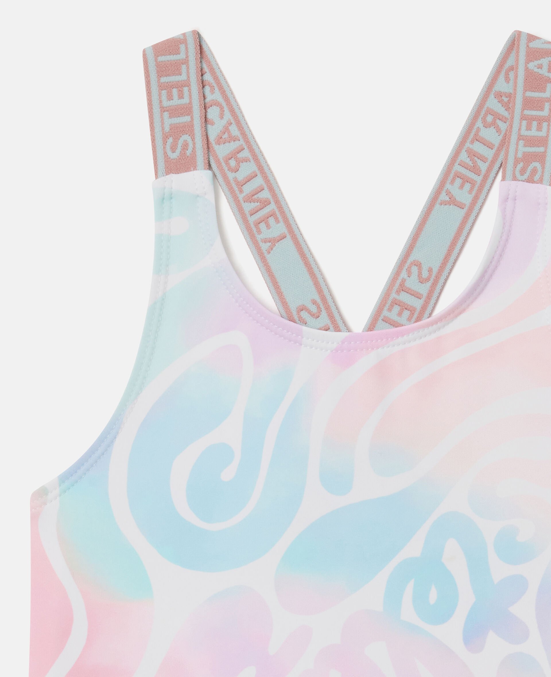 Tie-Dye Graphic Swimsuit-Multicolour-medium