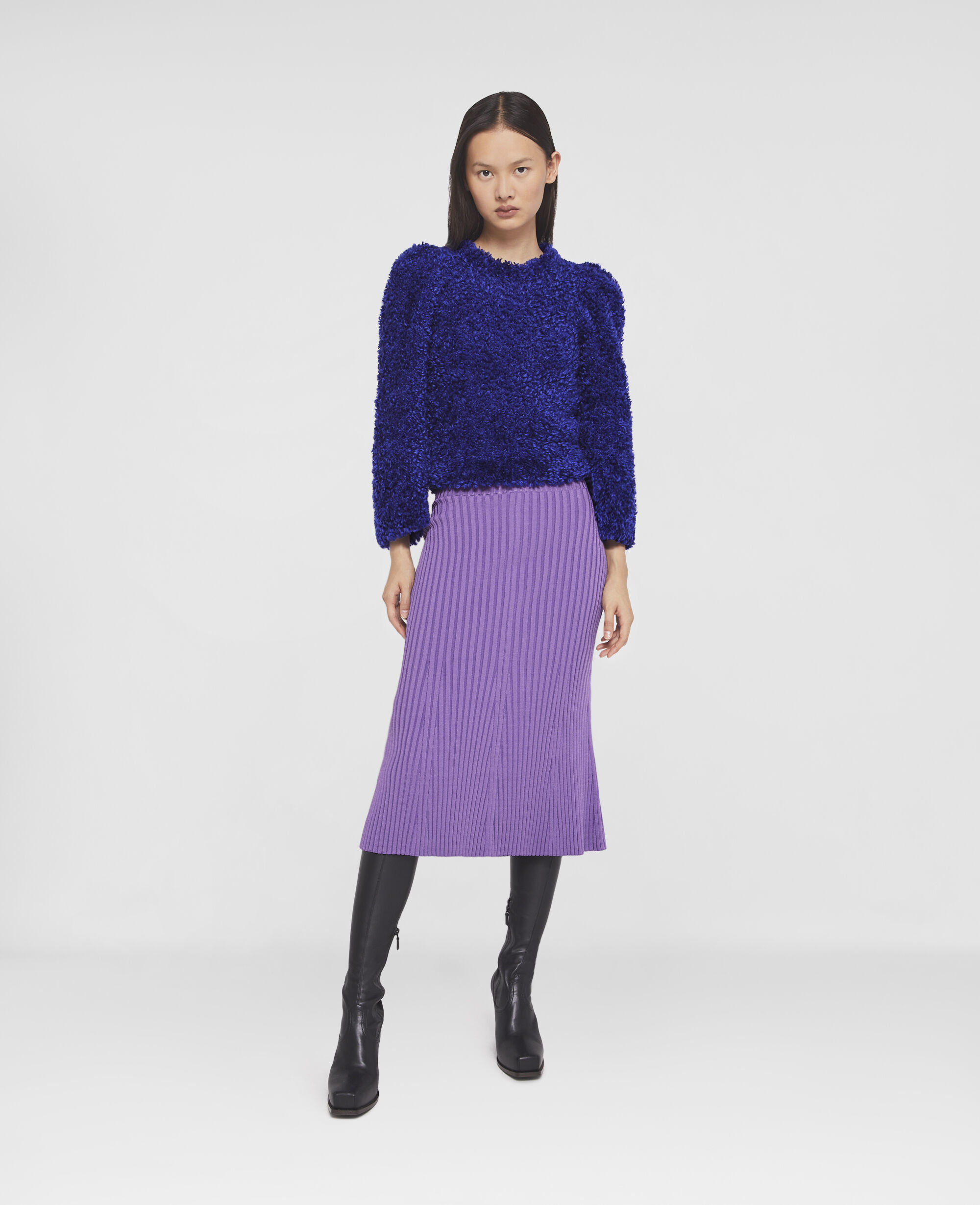 Gonna in Velluto Fluido Stella McCartney Donna Abbigliamento Gonne Gonne in velluto 