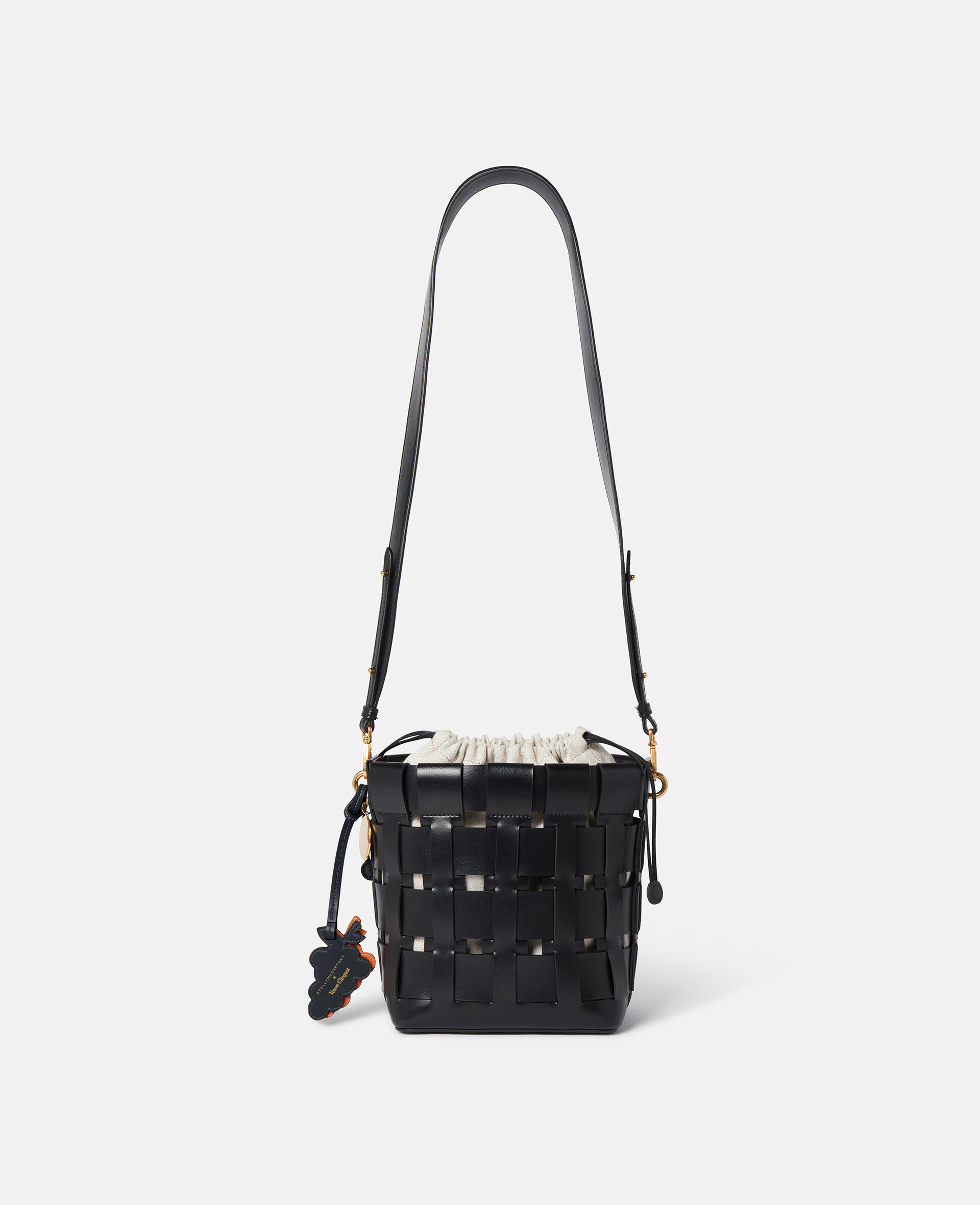 Frayme Veuve Clicquot Bucket Bag-Black-large image number 4