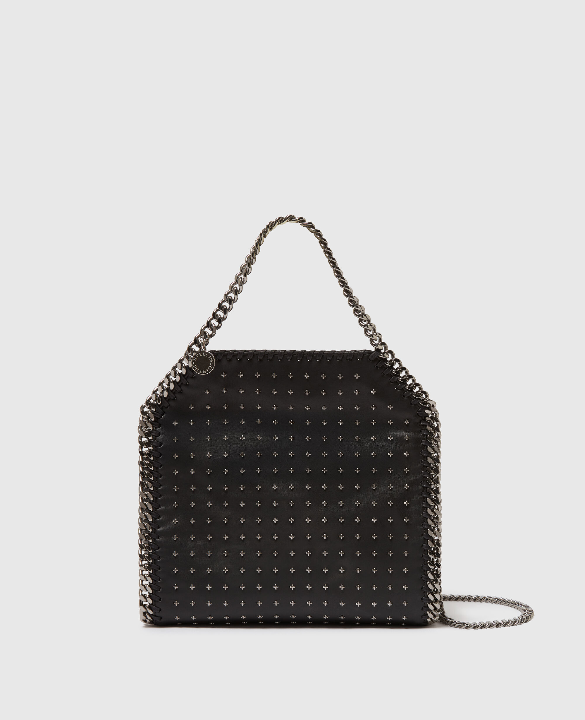 Women Black Limited-Edition Falabella Star Studs Mini Tote Bag