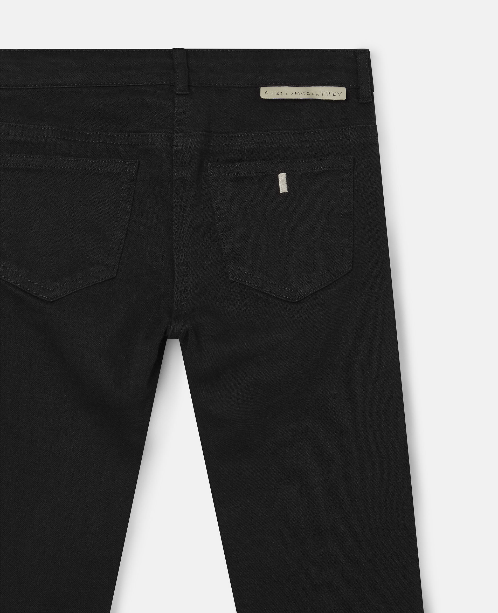 Denim Trousers-Black-large image number 1