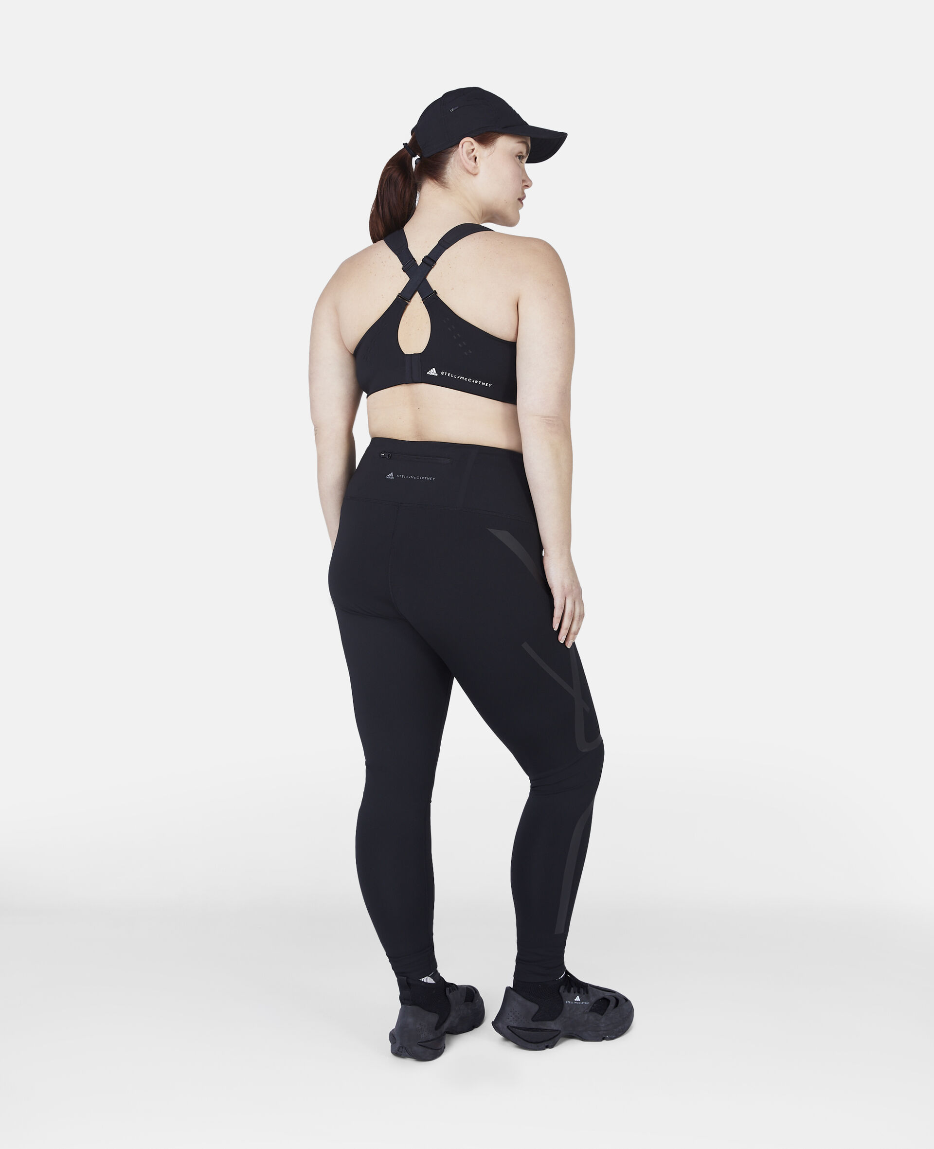 TruePace Plus Size High Support Sports Bra-Black-large image number 2
