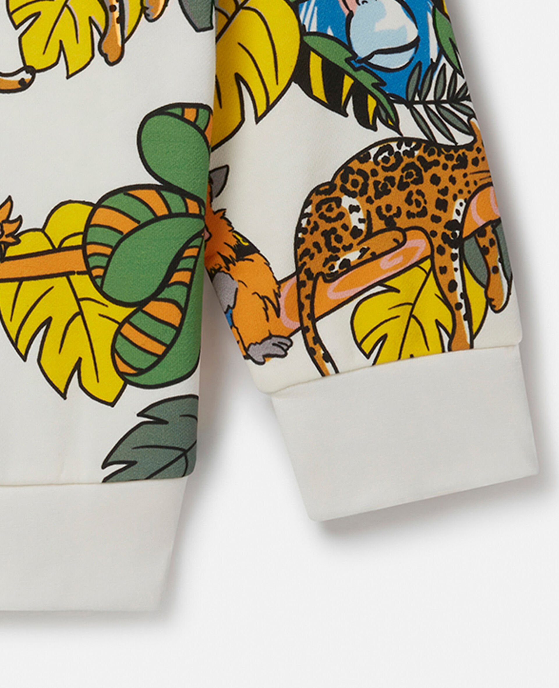 丛林印花卫衣-白色-large image number 3