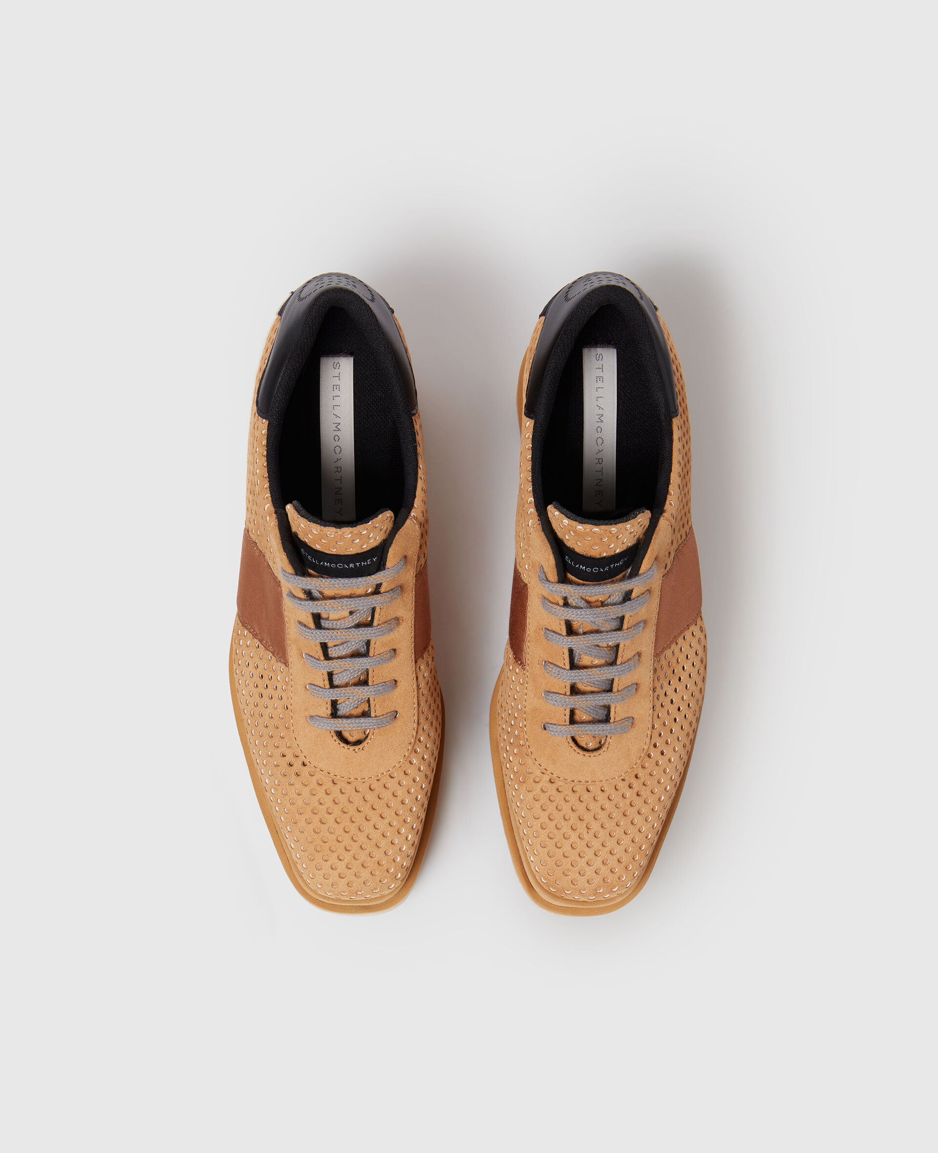 Sneak-Elyse Platform Sneakers-Brown-large image number 3