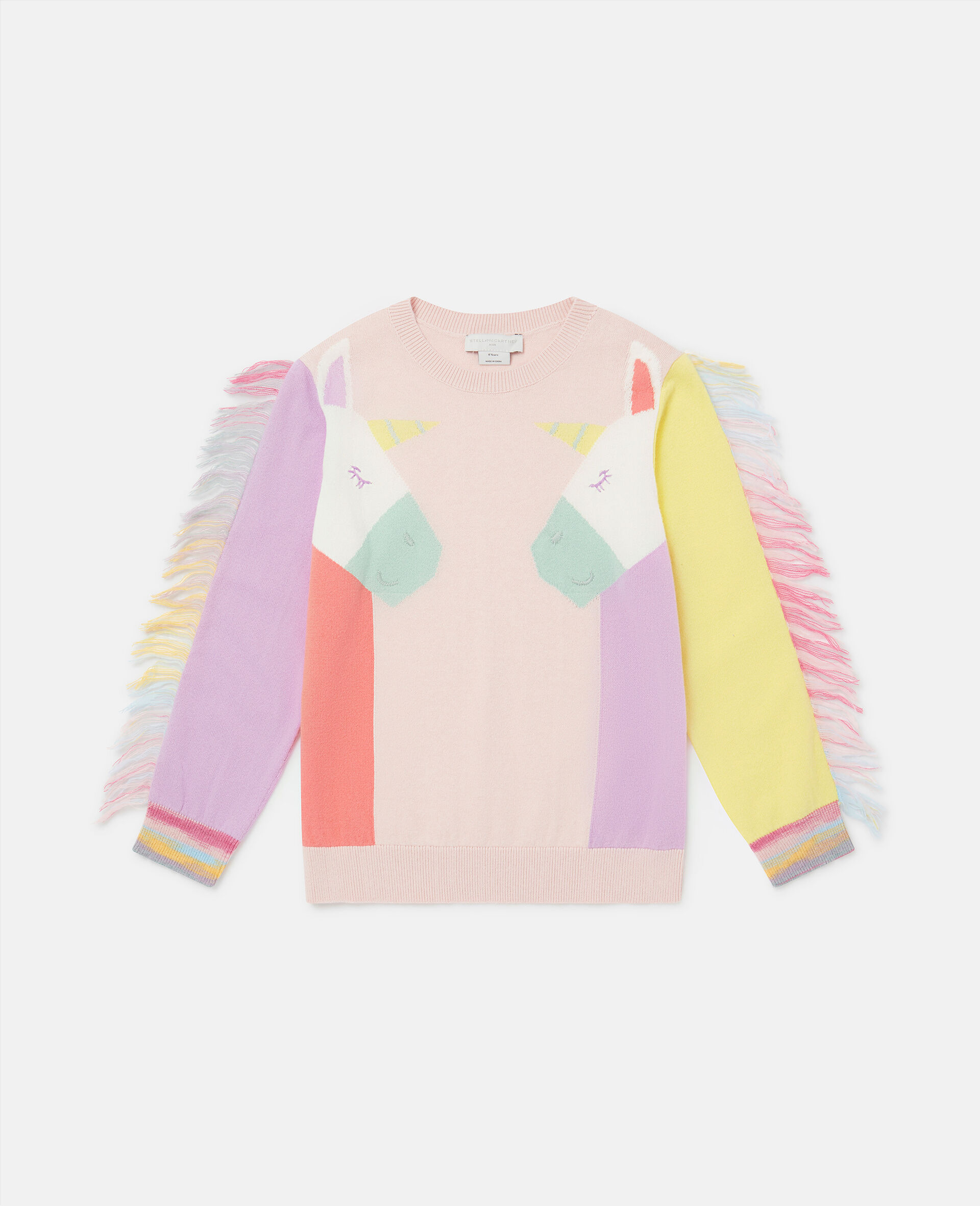 彩虹独角兽卫衣-Multicolored-large image number 0